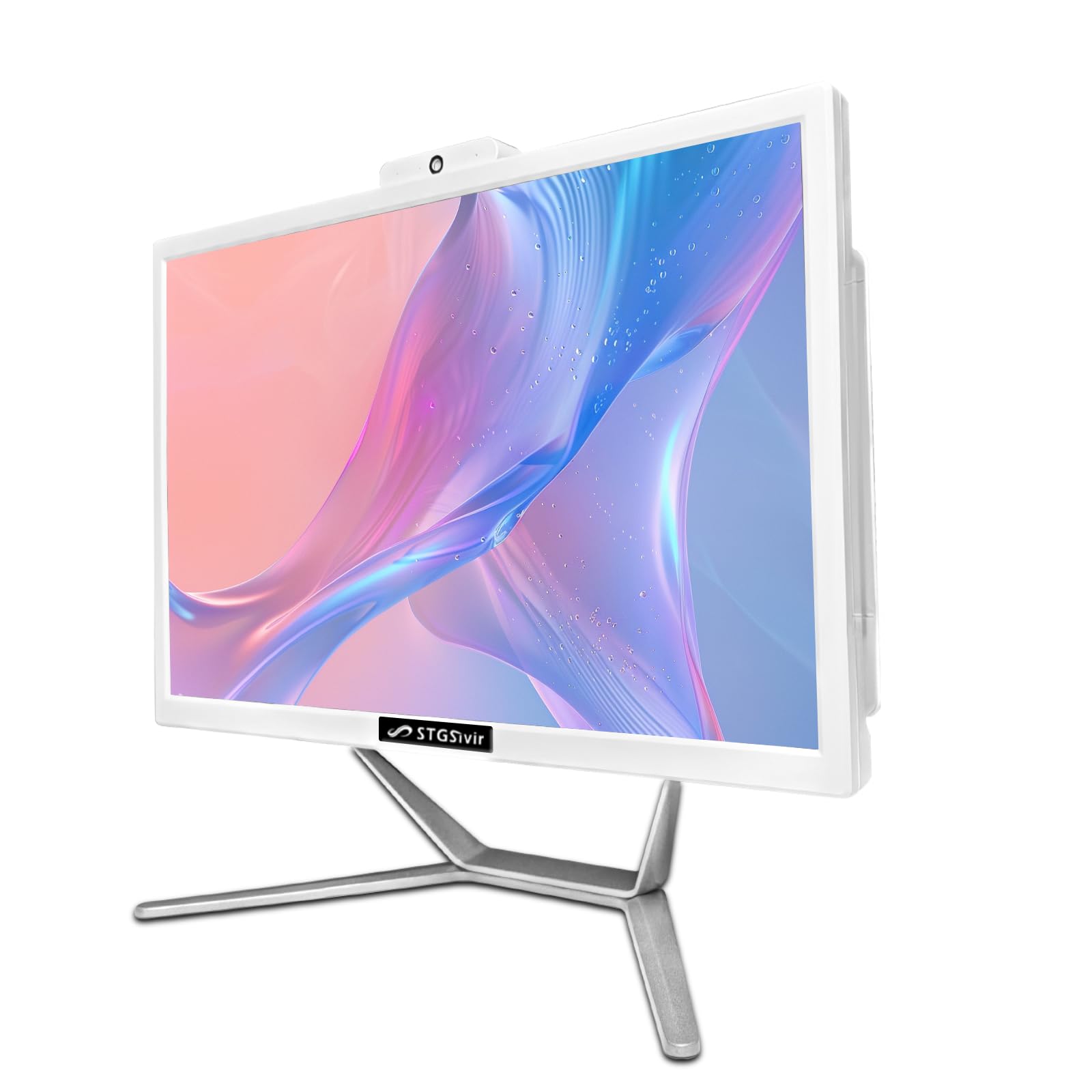 19-inch All-in-One Desktop Computer with Intel Core i5 (Up to 3.6GHz), 16GB RAM, 512GB SSD, WiFi 5, Bluetooth - Includes RGB Keyboard, Mouse, Mouse Pad & Webcam - Windows 10 Home - Perfect for Home Office, Gaming & Online Learning