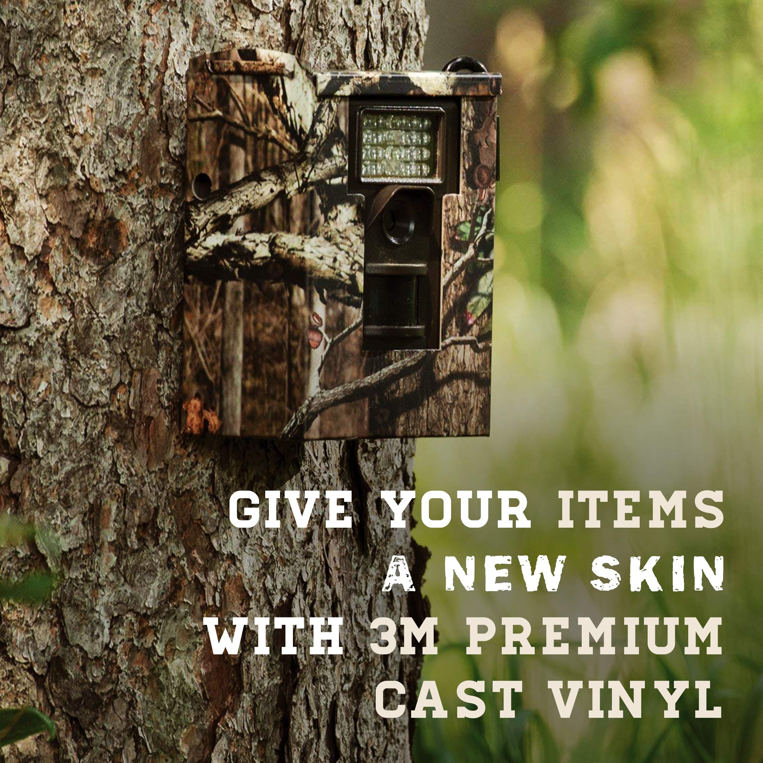Mossy Oak Bottomland Camo Camera Lock Box Skin - Durable Protective Cover for Trail Cameras & Hunting Gear - Ideal for Outdoor Wildlife Photography & Hunting Adventures