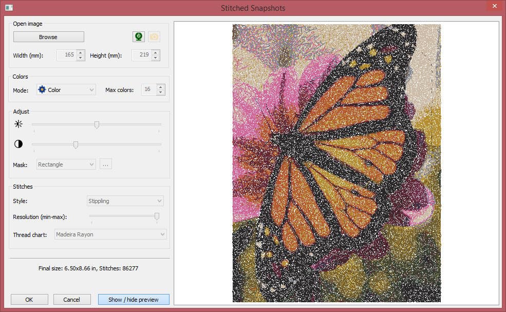 Stitched Snapshots Plus - Professional Machine Embroidery Software for PC & MAC | Create Custom Designs for Quilting, Apparel & Home Decor
