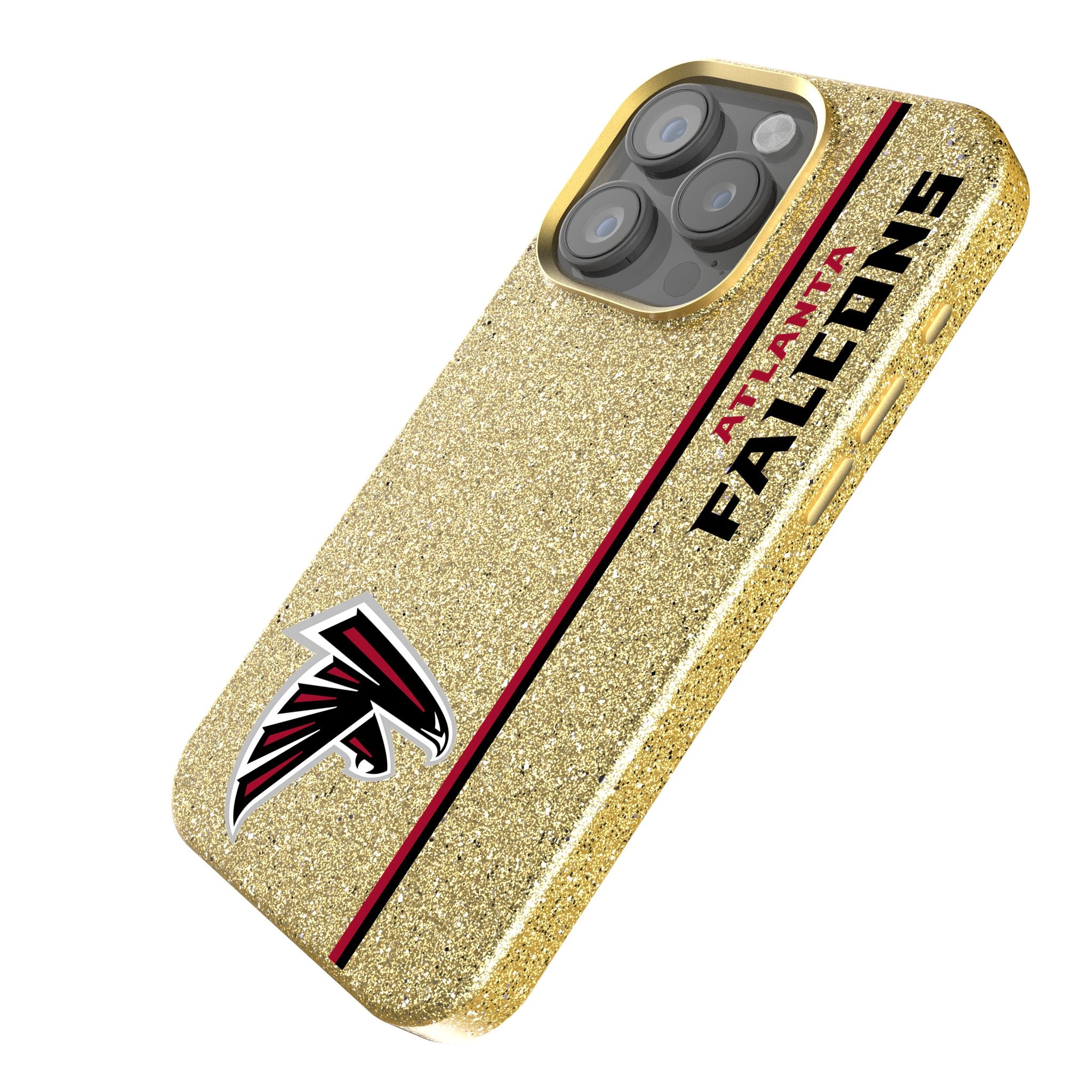 Atlanta Falcons Rhinestone Glitter Phone Case for iPhone & Samsung - Stylish NFL Team Design for Football Fans & Game Day Accessories