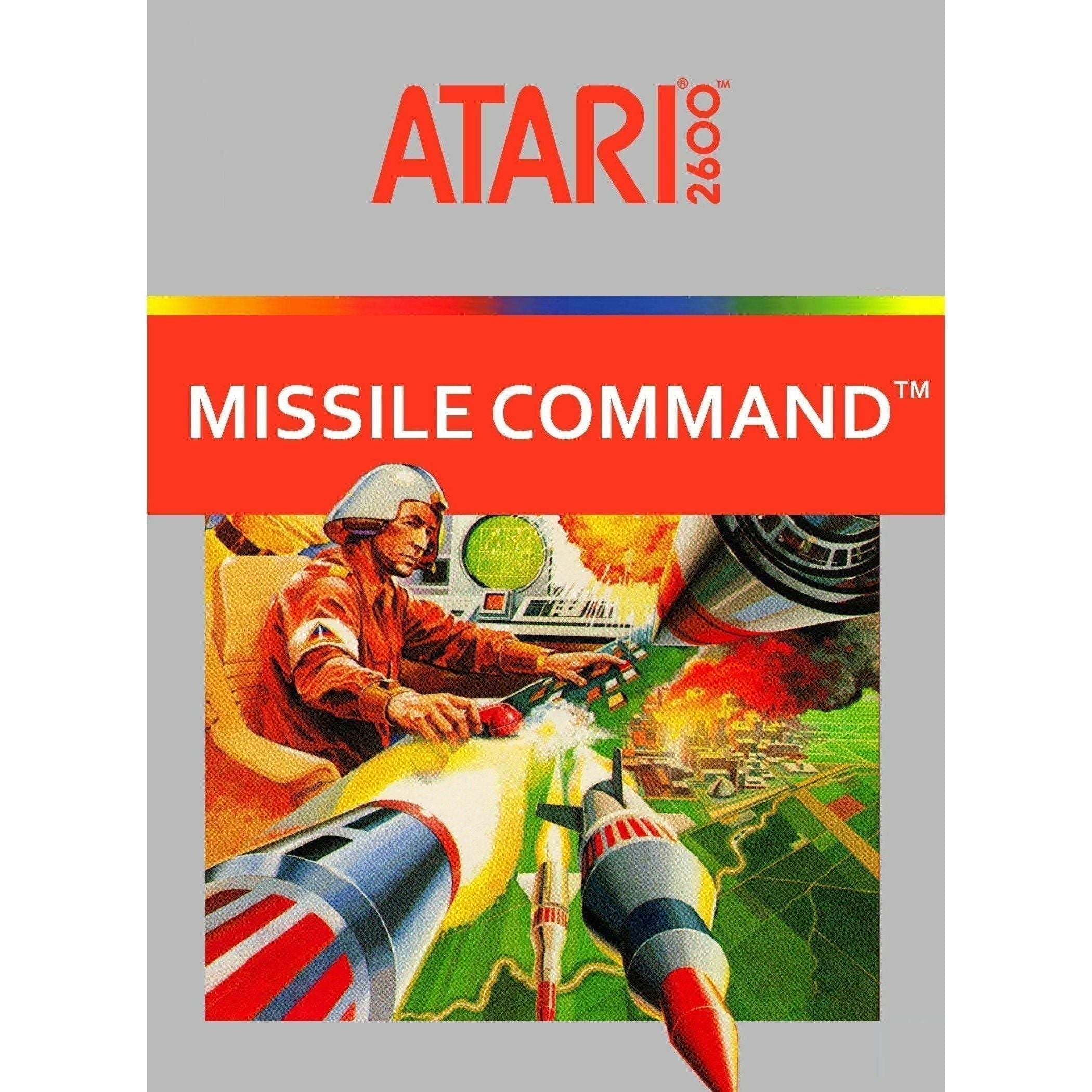 Vintage Atari 2600 Missile Command Game - Complete In Box Sealed (CIB) - Classic Retro Video Game for Collectors & Gamers - Perfect for Gaming Nostalgia & Display