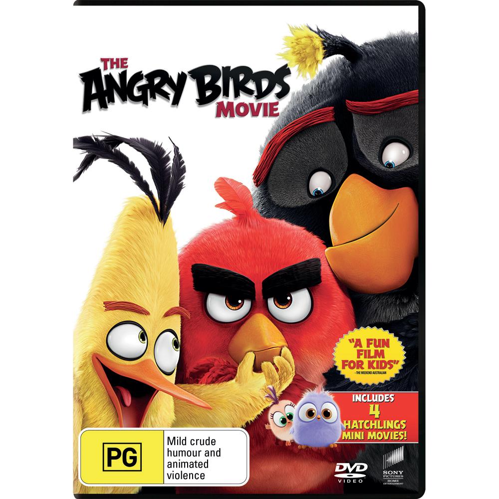 The Angry Birds Movie - Official DVD & Blu-ray | Family Comedy Animation Film | Perfect for Kids' Movie Nights & Birthday Parties