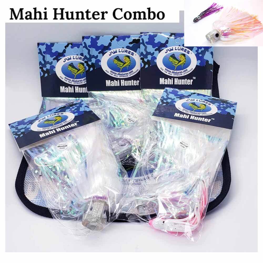 Jaw Lures Mahi Hunter Combo - Premium Saltwater Fishing Lure Set for Mahi Mahi, Tuna & Offshore Gamefish - Perfect for Deep Sea Fishing & Trolling Adventures