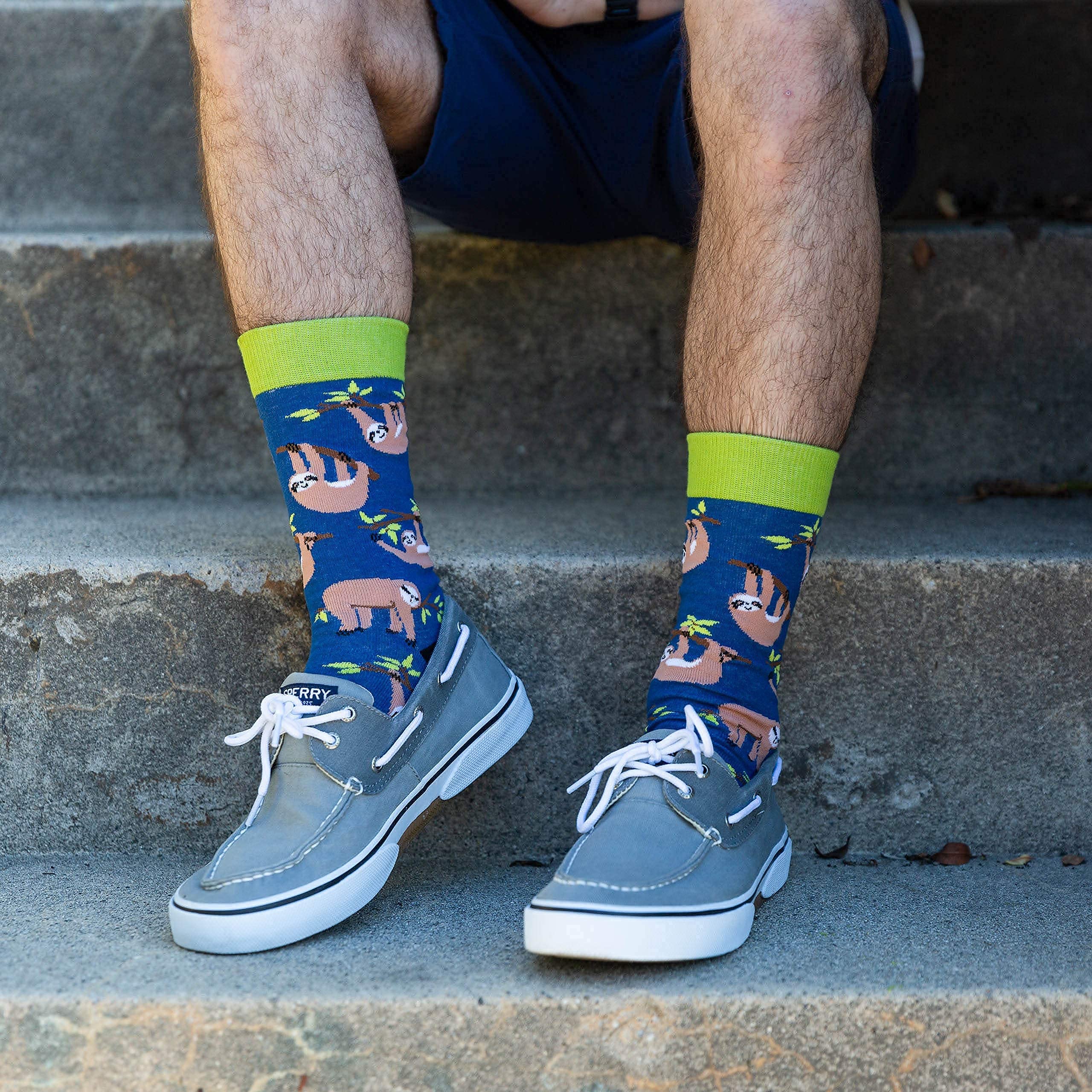 Funky Novelty Socks for Men - Colorful & Comfortable Crazy Socks - Perfect for Gifts, Parties & Everyday Wear