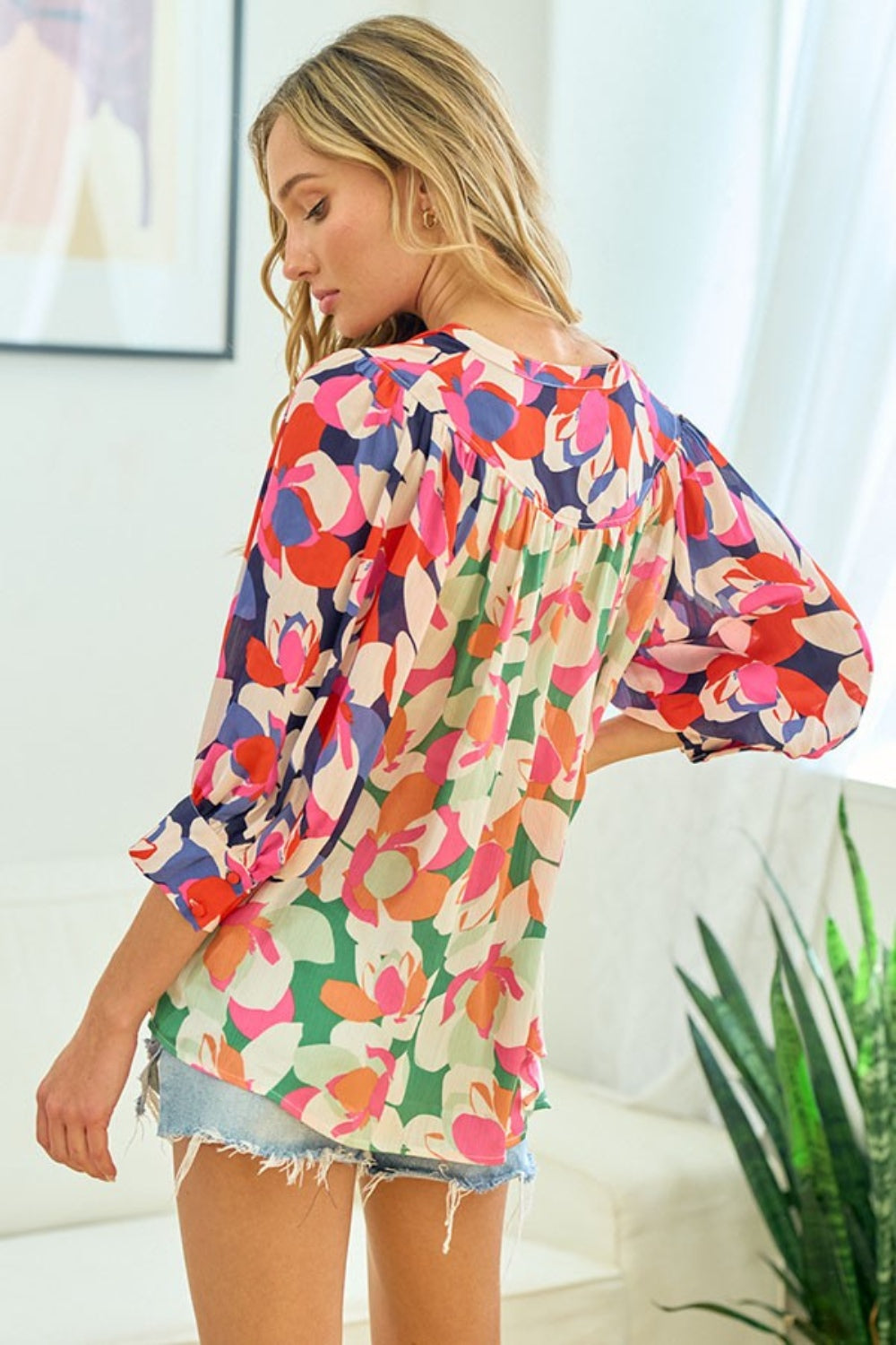 Floral Button Down Satin Shirt for Women - Elegant Resort Wear, Beach Cover Up, Vacation Outfit & Summer Fashion