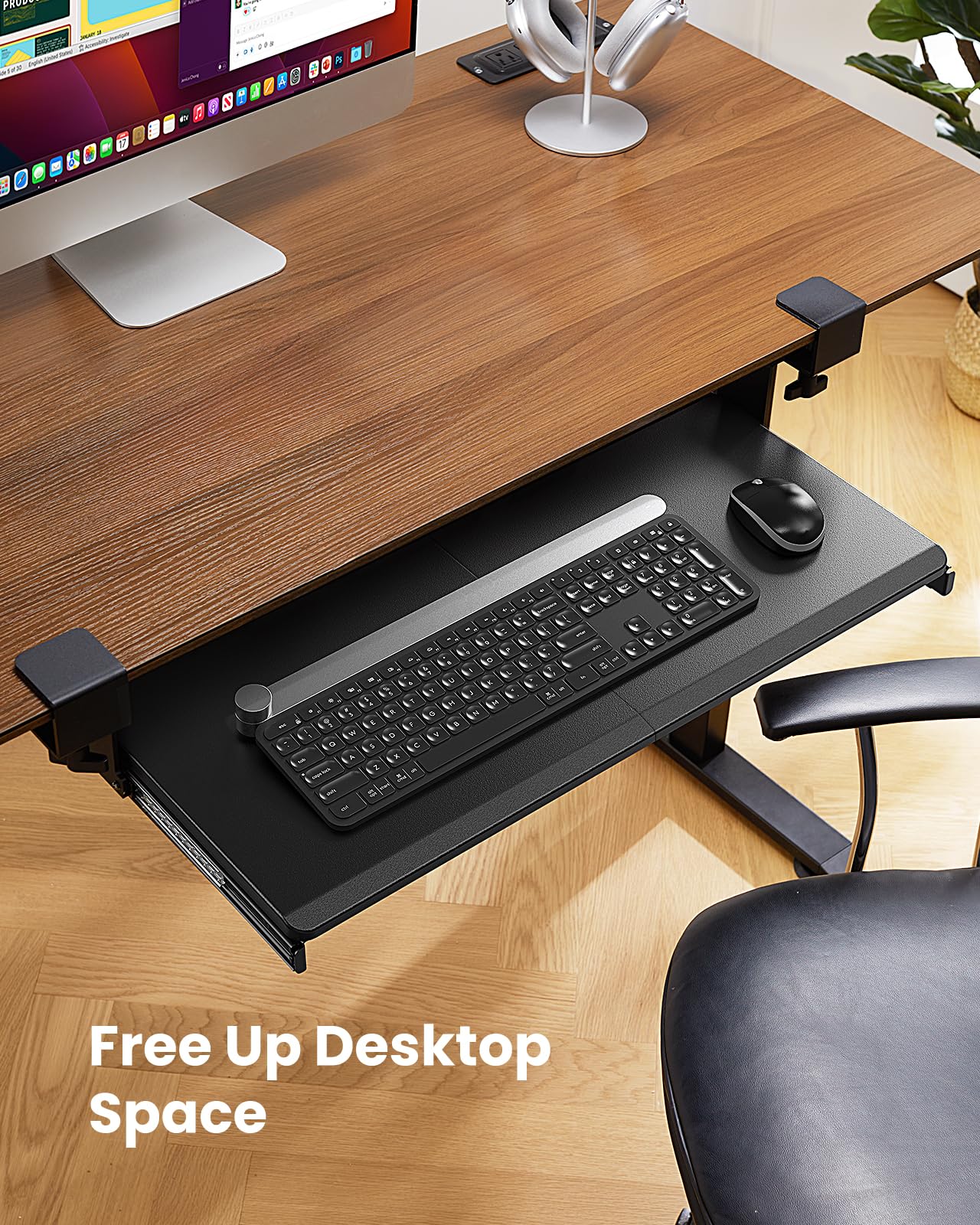 ErGear Adjustable Under Desk Keyboard Tray - 26.38