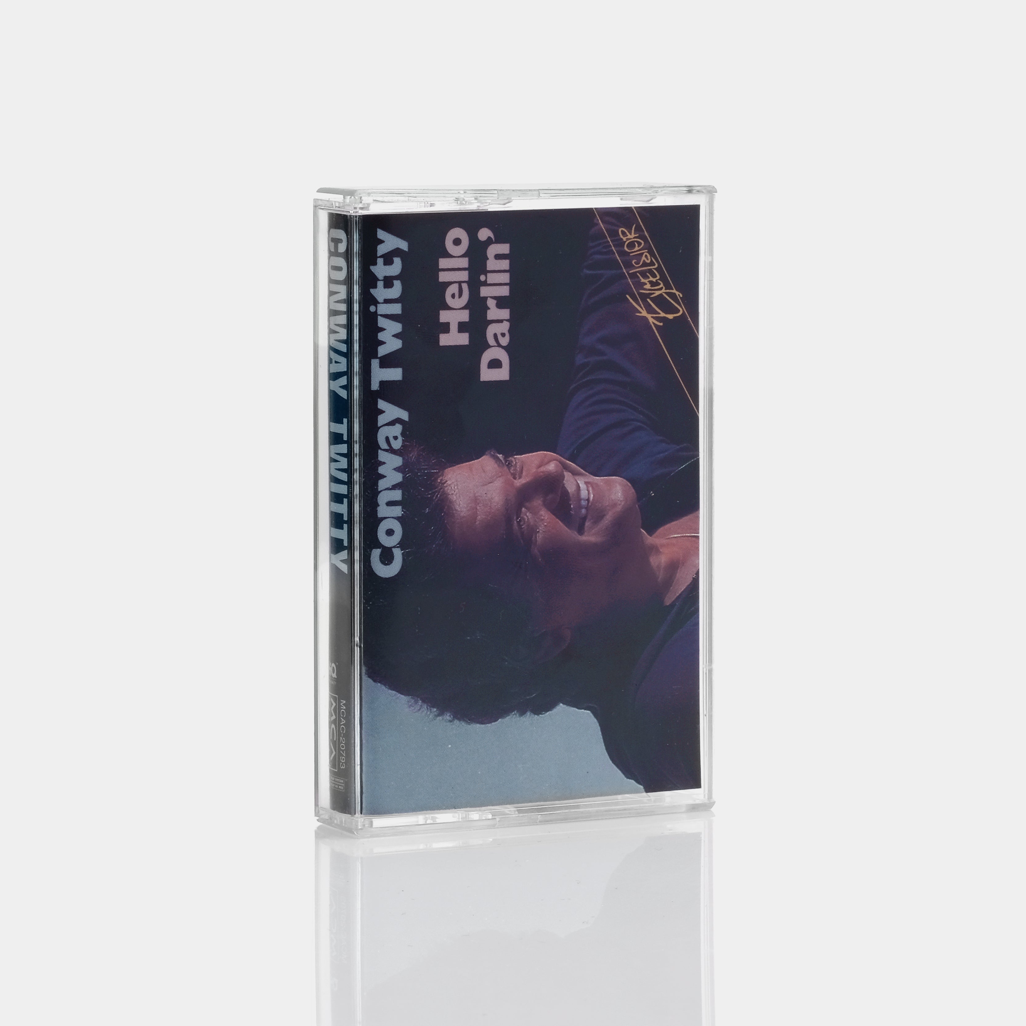 Conway Twitty 'Hello Darlin'' Cassette Tape - Vintage Country Music Collectible for Home, Car & Gift