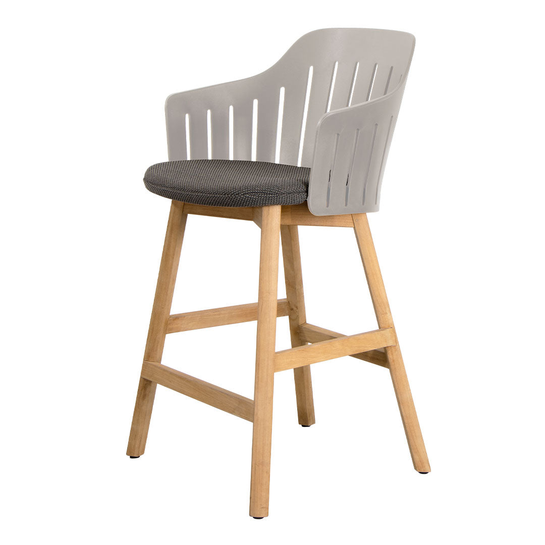 Premium Outdoor Counter Chair with Comfortable Seat Cushion & Durable Wood Base - Perfect for Patio, Deck, Poolside & Backyard Relaxation