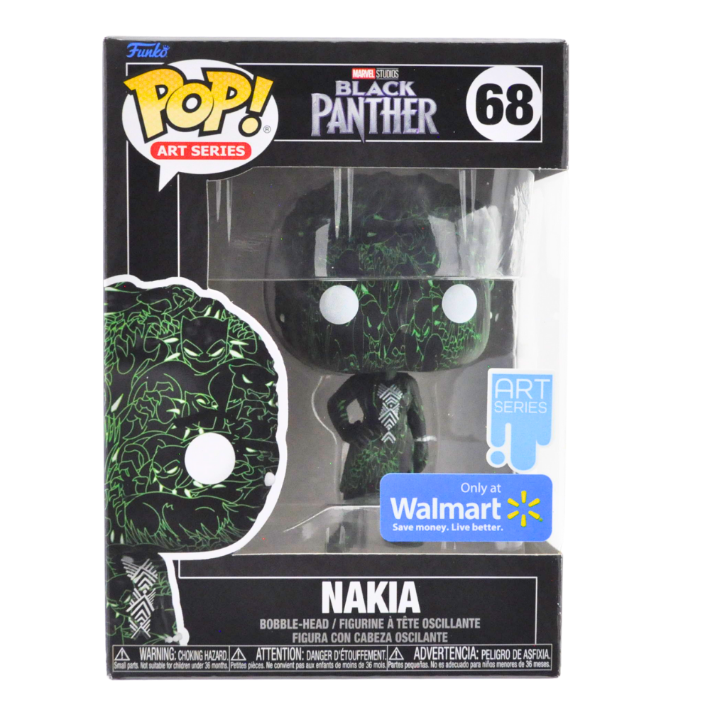 Funko Pop! Nakia (Artist Series, No Stack) #68 - Walmart Exclusive Collectible Vinyl Figure - Perfect for Marvel Fans & Pop Culture Collectors - Great for Display, Gifts, and Home Decor