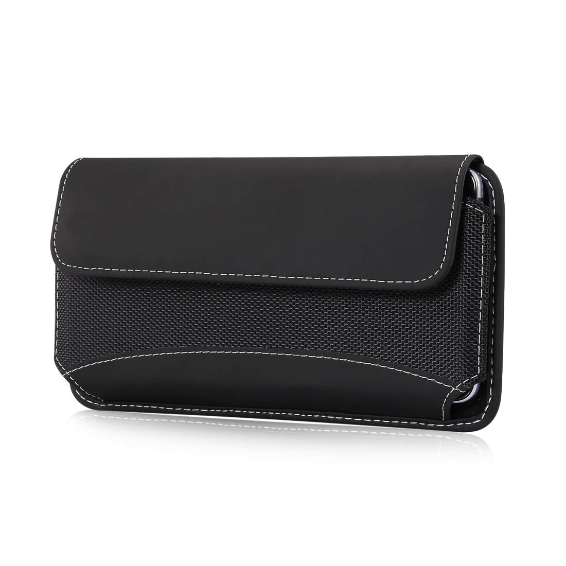 Durable Nylon Phone Belt Clip Pouch for Sony Xperia 10 Plus/Xperia 1/Xperia 1 II/Xperia XA Ultra - Secure Cell Phone Holster Case for Outdoor Work, Hiking, Construction & Active Lifestyle