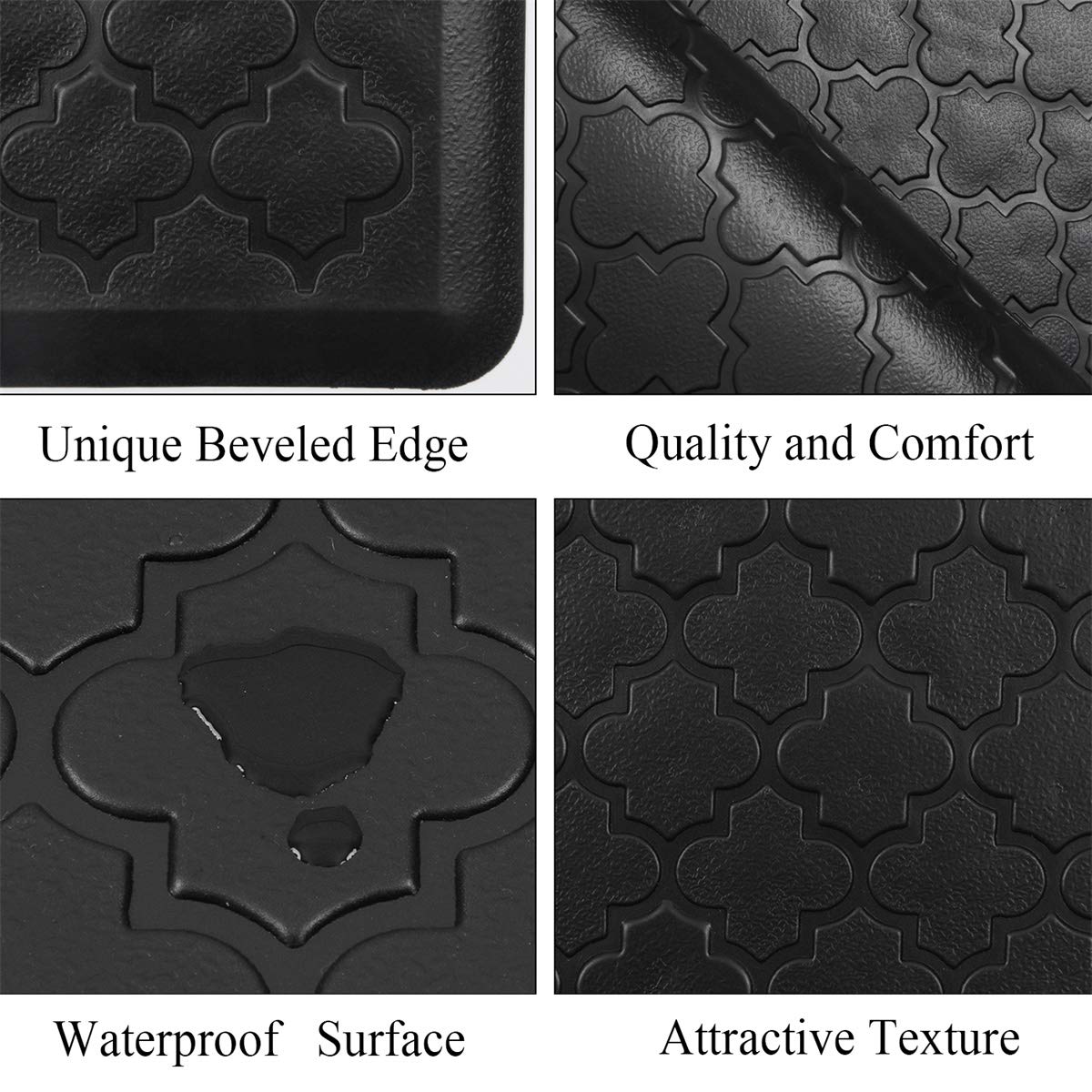 HEBE Anti-Fatigue Kitchen Mat with Non-Slip Backing - 20