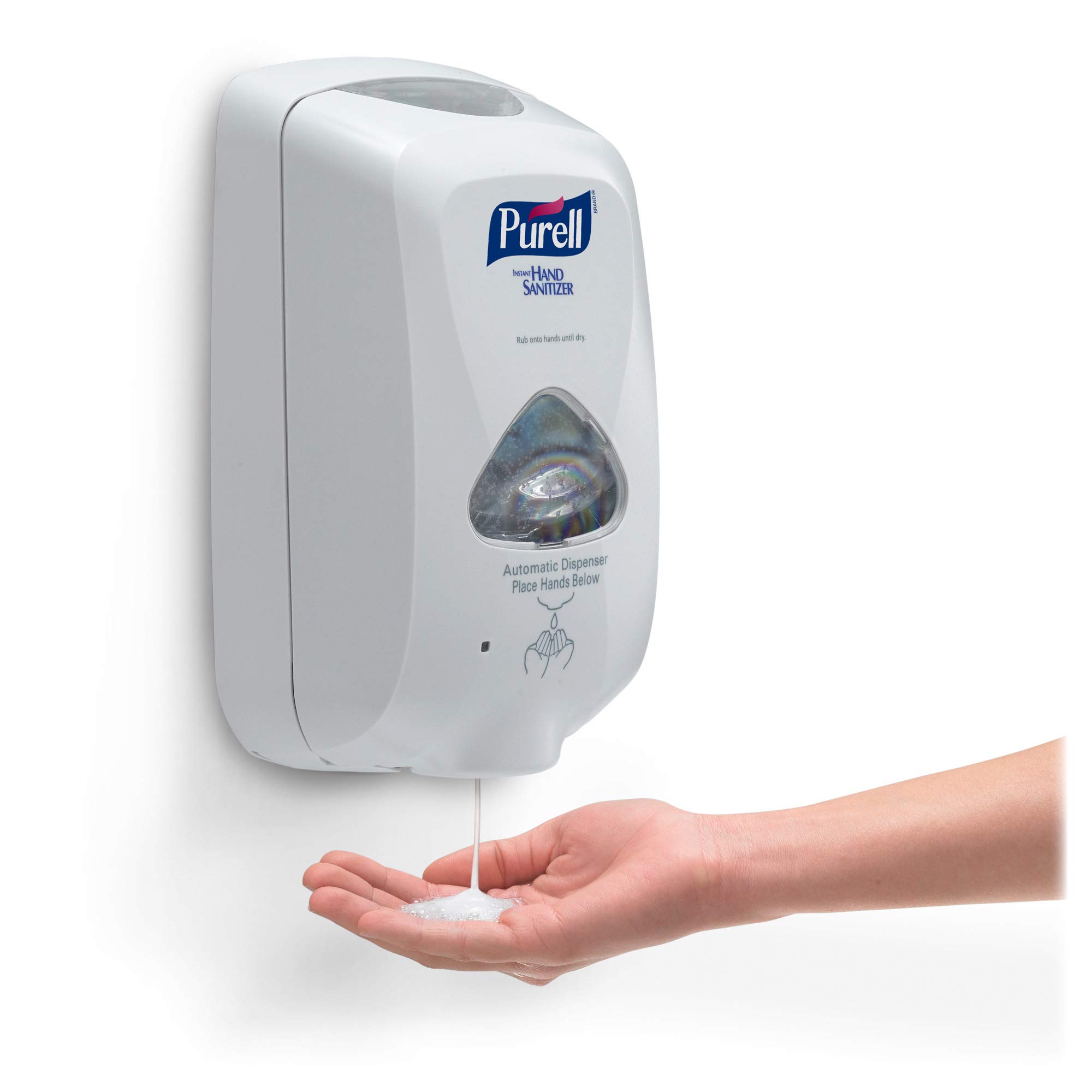 PURELL® TFX Hand Sanitizer Dispenser - White (12 per Carton) | Touch-Free Sanitizing for Offices, Schools & Hospitals
