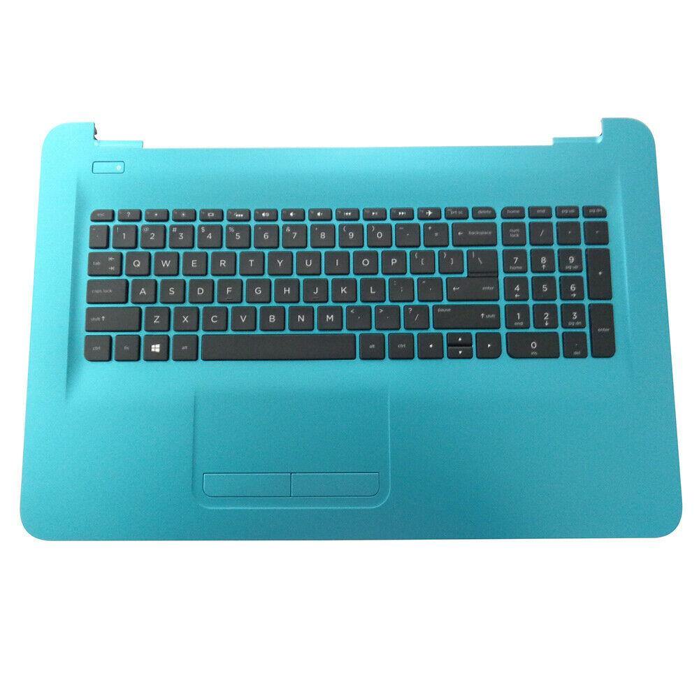 Original HP 17 X 17T X 17 Y 17Z Y Laptop Palmrest Keyboard with Touchpad - Replacement Part 856776-001 - Compatible with HP 17 Series Laptops for Easy Repair & Maintenance