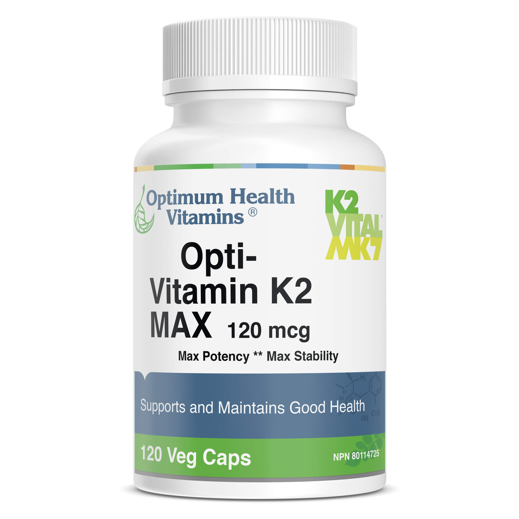 Opti Vitamin K2 MAX Supplement - Supports Bone & Heart Health - Vegan, Non-GMO - for Adults & Seniors - Ideal for Daily Wellness & Immune Support