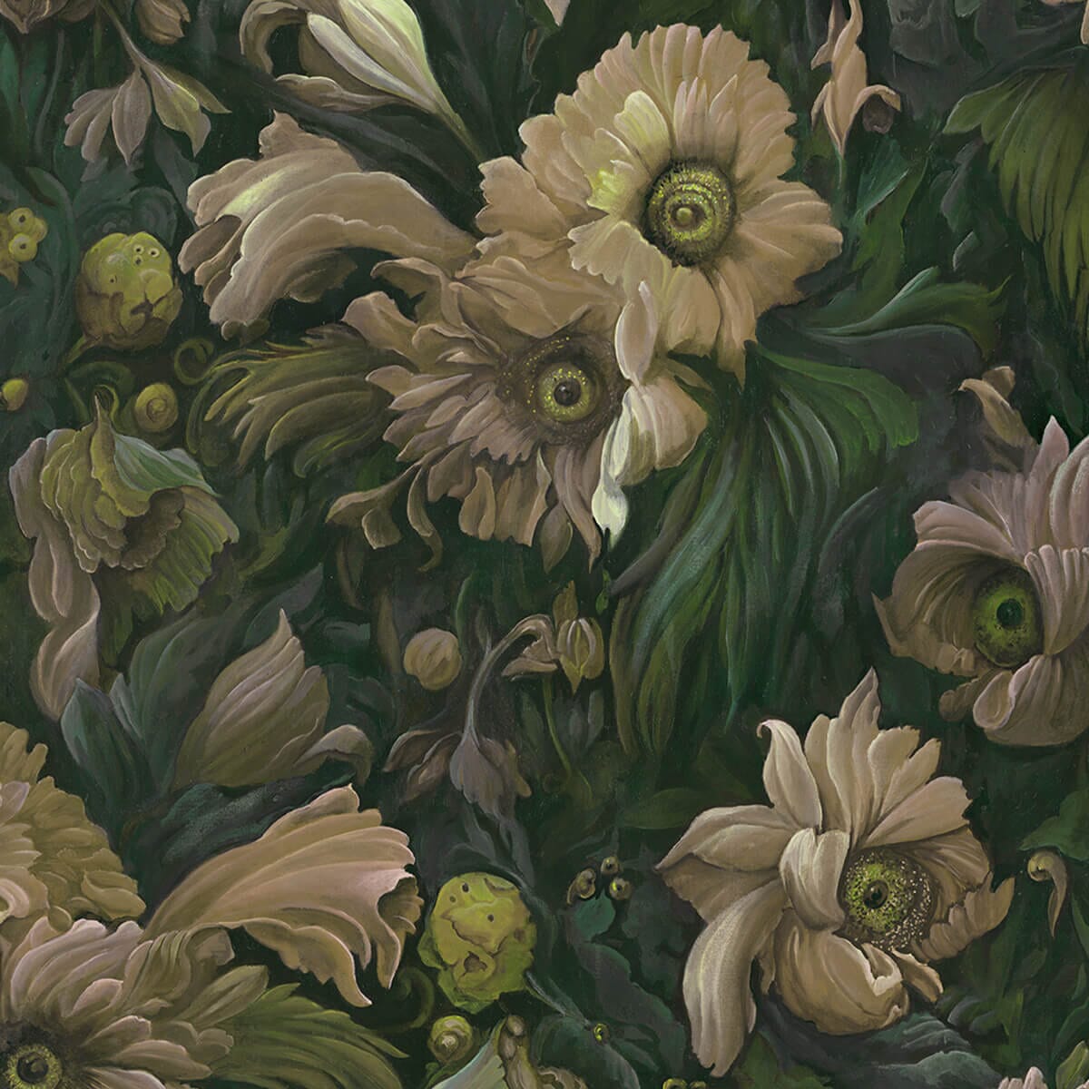 UMBRA Wallpaper Sample Verde - Peel and Stick Removable Wallpaper for Home Decor - Perfect for Bedrooms, Living Rooms & Accent Walls