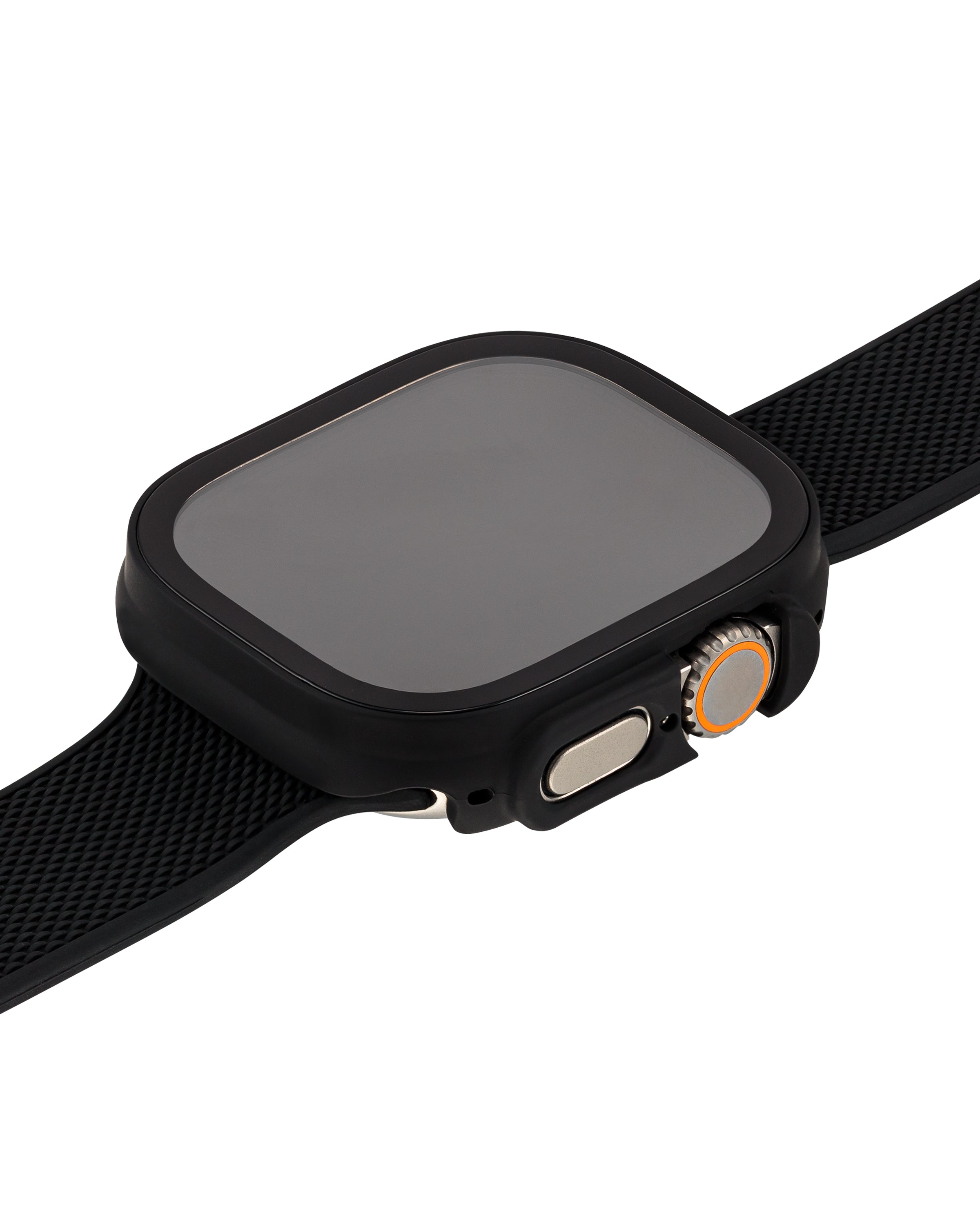 Durable Tempered Glass Screen Protector with Shockproof Case for Apple Watch Series 8/7/6/SE - Perfect for Workouts, Outdoor Activities & Daily Wear