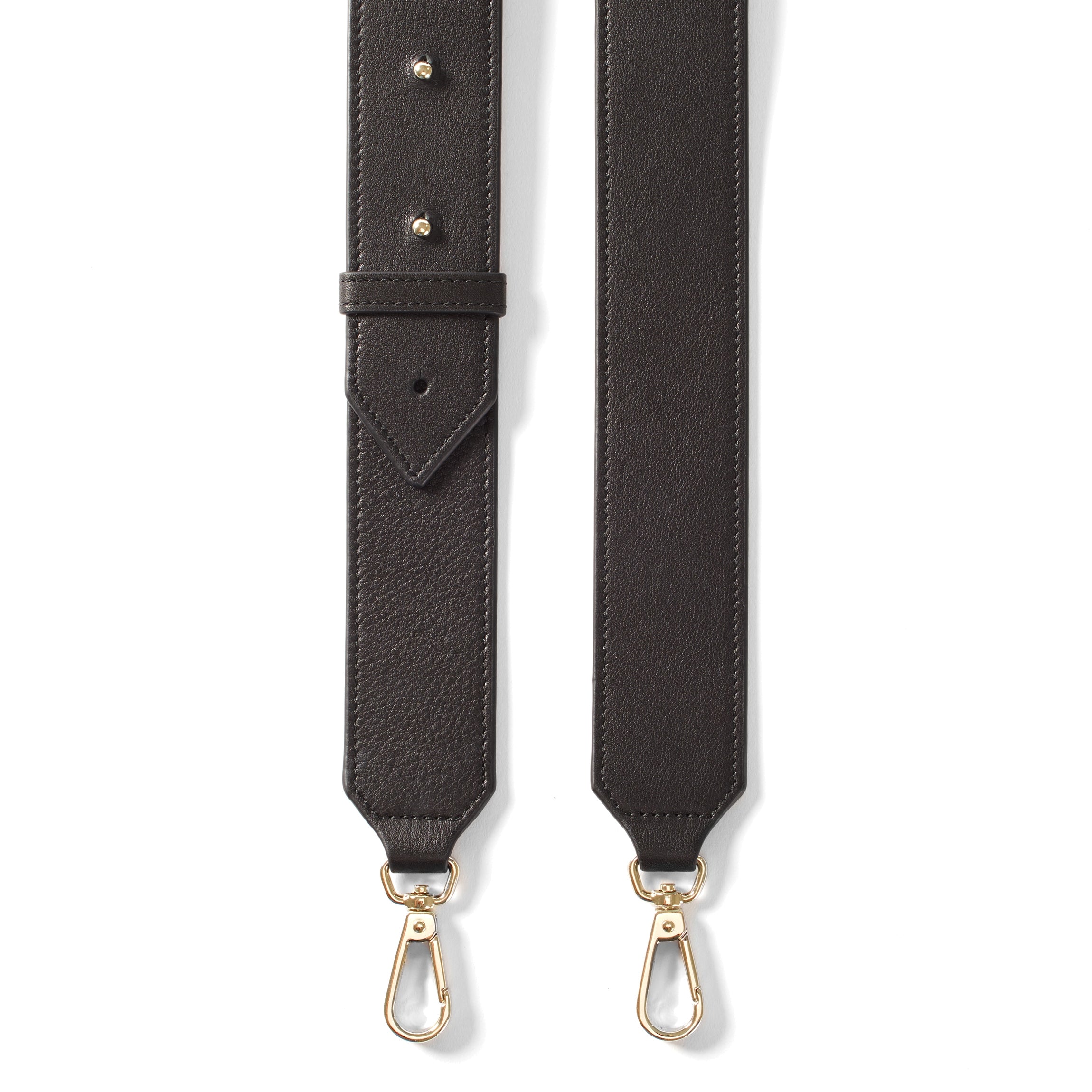 Premium Black Onyx Guitar Crossbody Strap with Light Gold Hardware - Adjustable & Comfortable for Guitarists, Bassists, and Musicians - Perfect for Live Performances, Studio Sessions, and Travel