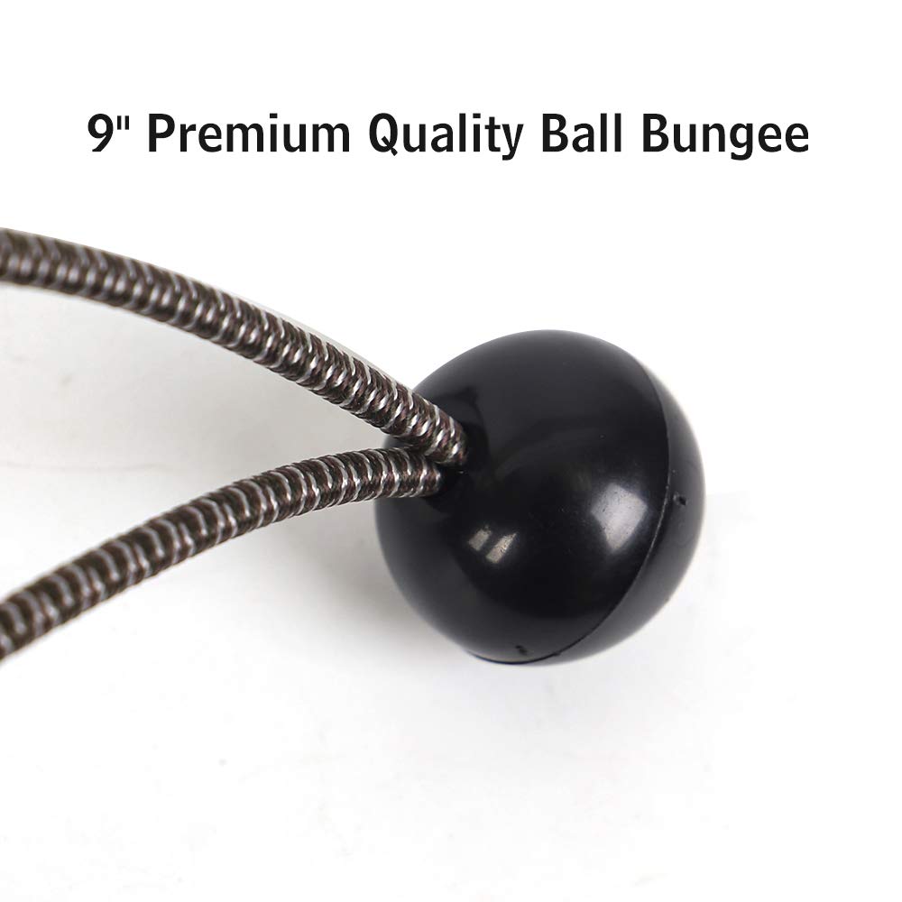 XSTRAP STANDARD 28-Piece 9-Inch Heavy Duty Ball Bungee Cords - Elastic Tie Down Balls for Canopy, Tarp, Tent, Straps & Wires - Camouflage Design - Perfect for Camping, RV, Boat Cover & Outdoor Gear Organization