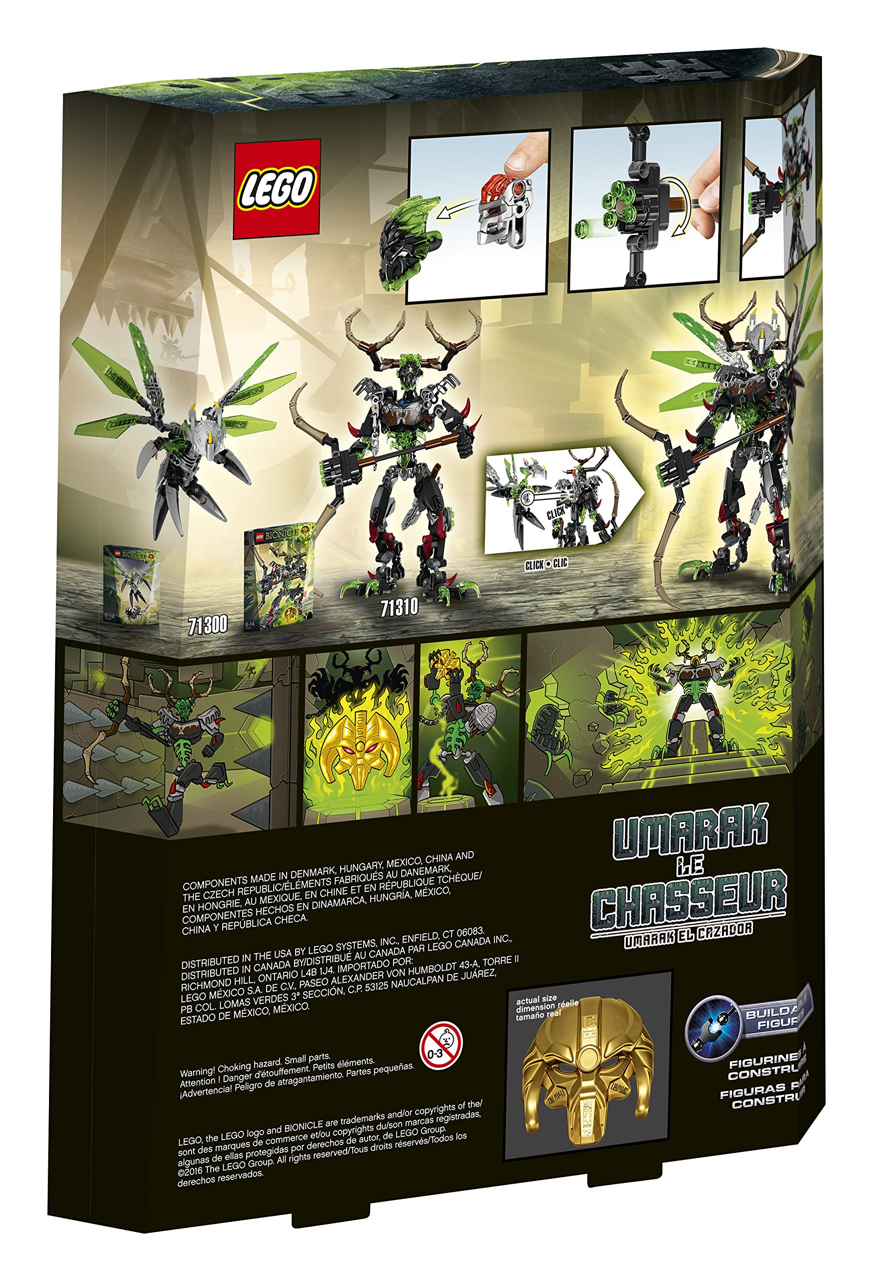 LEGO Bionicle Umarak The Hunter Building Kit - 172 Piece Action Figure Set for Kids & Collectors | Perfect for Creative Play, Gifts & Display