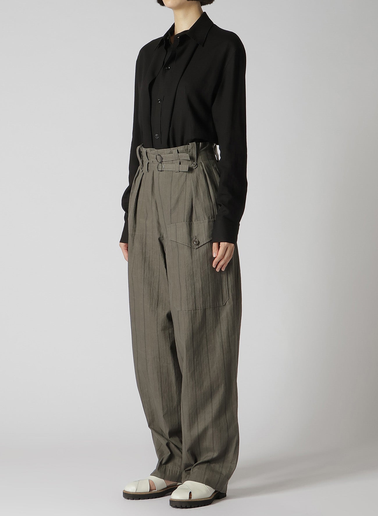 Premium Cotton Stripe Ink Dyed Gurkha Pants for Men - Comfortable & Stylish Casual Trousers for Outdoor Adventures, Travel & Lounge Wear