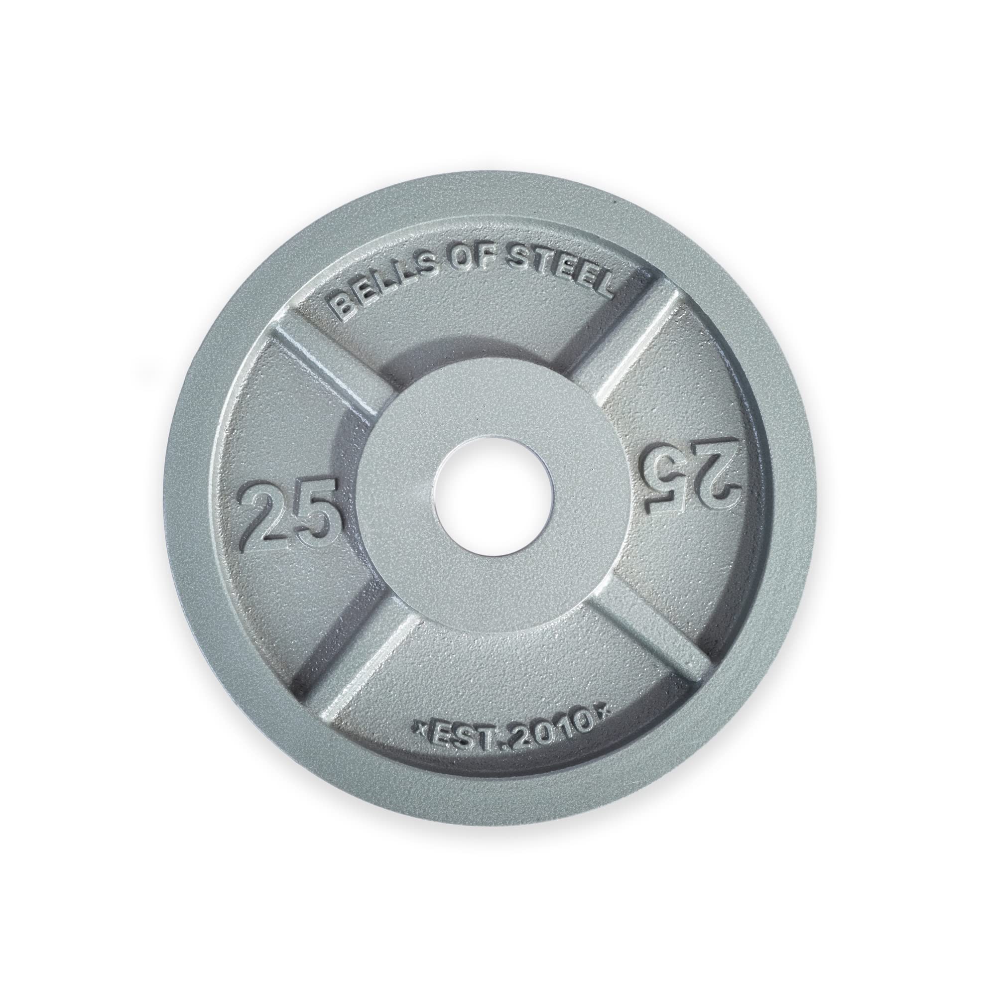 Olympic Weight Plates - Bells of Steel Cast Iron Machined Barbell Weights for Home & Commercial Gym Use - Strength Training Equipment for Deadlifts, Squats, Bench Press & Shoulder Press - Perfect for CrossFit, Powerlifting & Functional Fitness Workouts