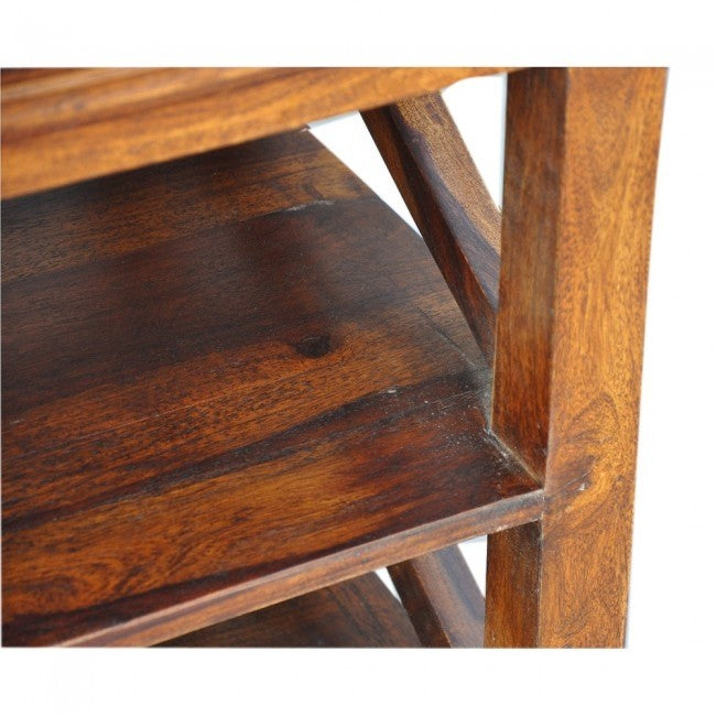 French Style Corner Lamp Table - Elegant Home Decor for Living Room, Bedroom & Office - Perfect for Reading, Relaxing & Creating Cozy Ambiance