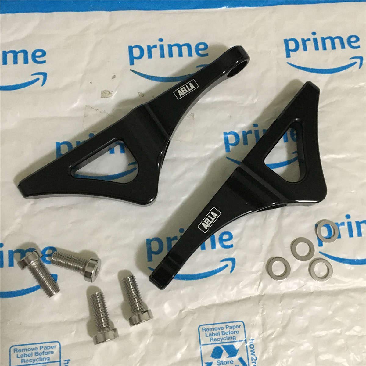 Ducati Panigale V4 V4S 2018 Rear Peg Tie Down Hooks - Heavy Duty Black Motorcycle Racing Hooks for Secure Bike Transport & Storage | Perfect for Track Days, Garage Organization & Motorcycle Shipping
