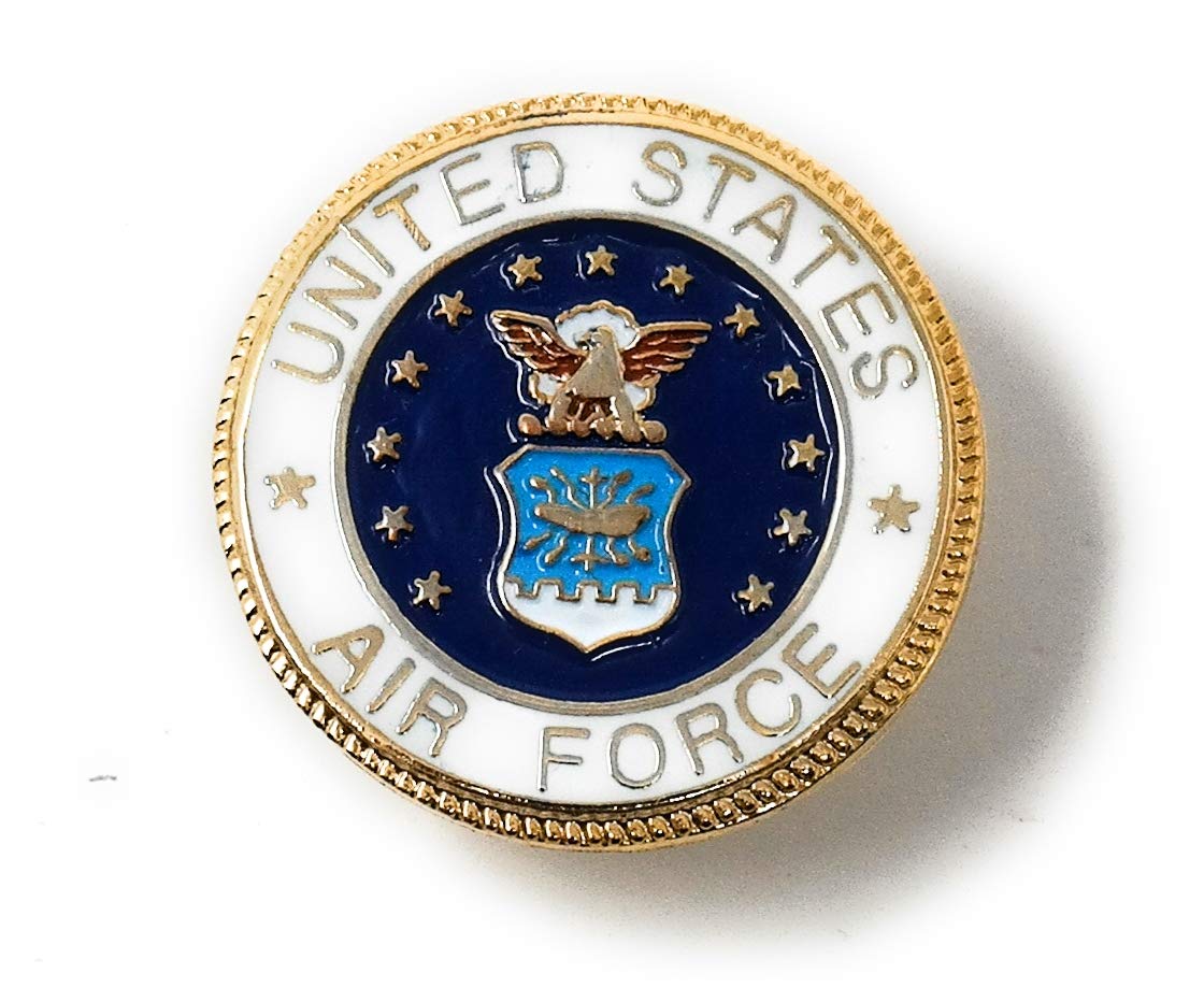 US Air Force Seal Collectible Lapel Pin - Military Appreciation Gift, Veteran Memorabilia - Perfect for Uniforms, Hats, Bags & Display Cases