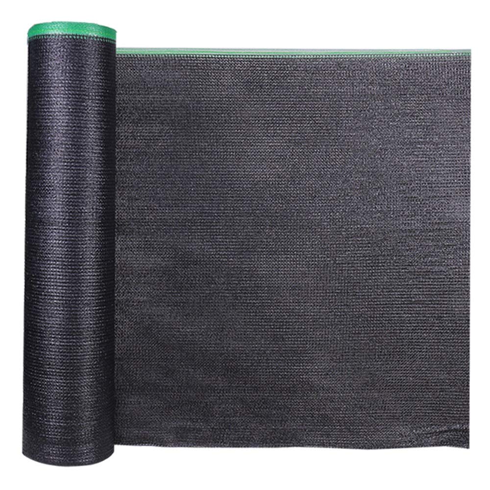 Chunlan 90% UV Resistant Black Windscreen Shade Fabric Roll - Sunblock Mesh Netting Cover for Greenhouse, Garden Insulation & Outdoor Sun Protection (2m x 100m) - Perfect for Plant Shading, Patio Cover & Car Windshield Protection