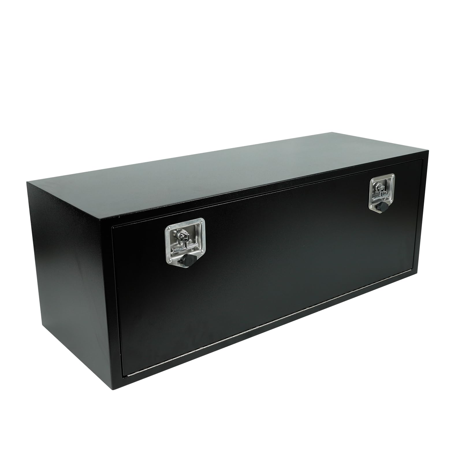 Heavy Duty Black Steel Underbody Truck Tool Box with T-Handle Lock - 48