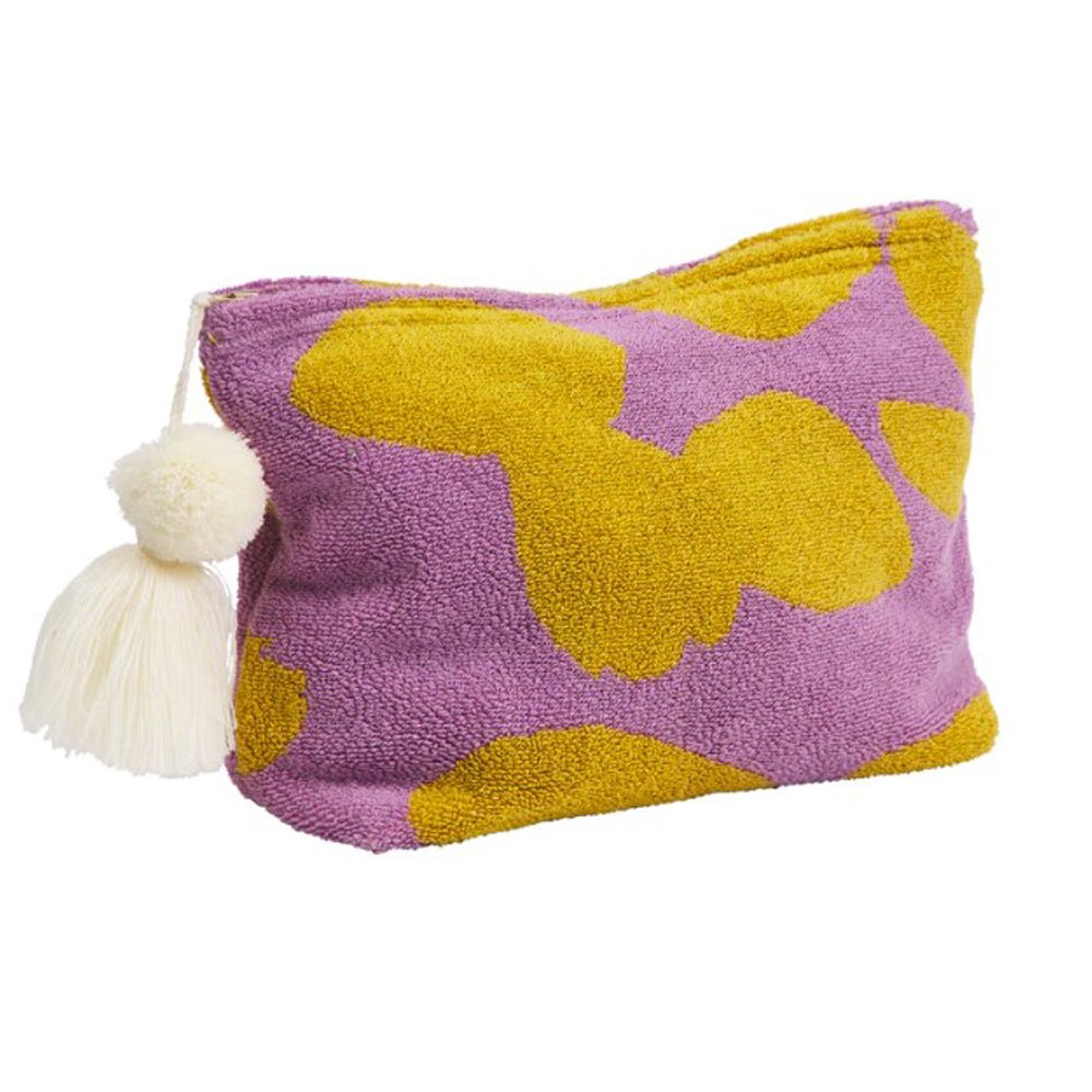 Premium Hermosa Terry Pouch with Turmeric Extract | Organic & Reusable Makeup Bag | Perfect for Travel, Gym & Daily Essentials Storage