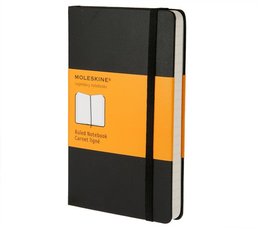 Moleskine Classic Ruled Notebook - Black Hardcover Journal for Writing, Notes & Sketching | Perfect for Students, Professionals & Travelers