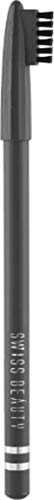 SWISS BEAUTY Eyebrow Pencil SB-1202 - Waterproof, Long-Lasting, Dark Grey Eyebrow Makeup for Natural Look | Perfect for Daily Use, Professional Makeup & On-the-Go Touch Ups