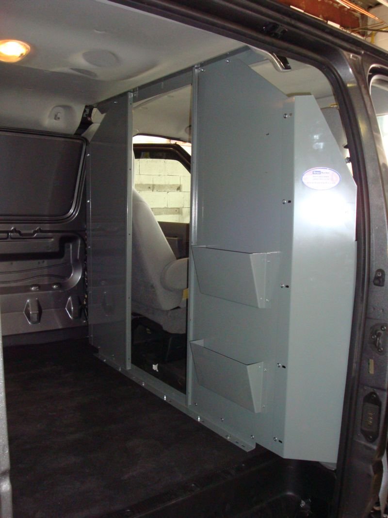 2-Slot File and Binder Organizer for Van Safety Partition - Perfect for Truck Drivers, Delivery Vehicles & Work Van Organization
