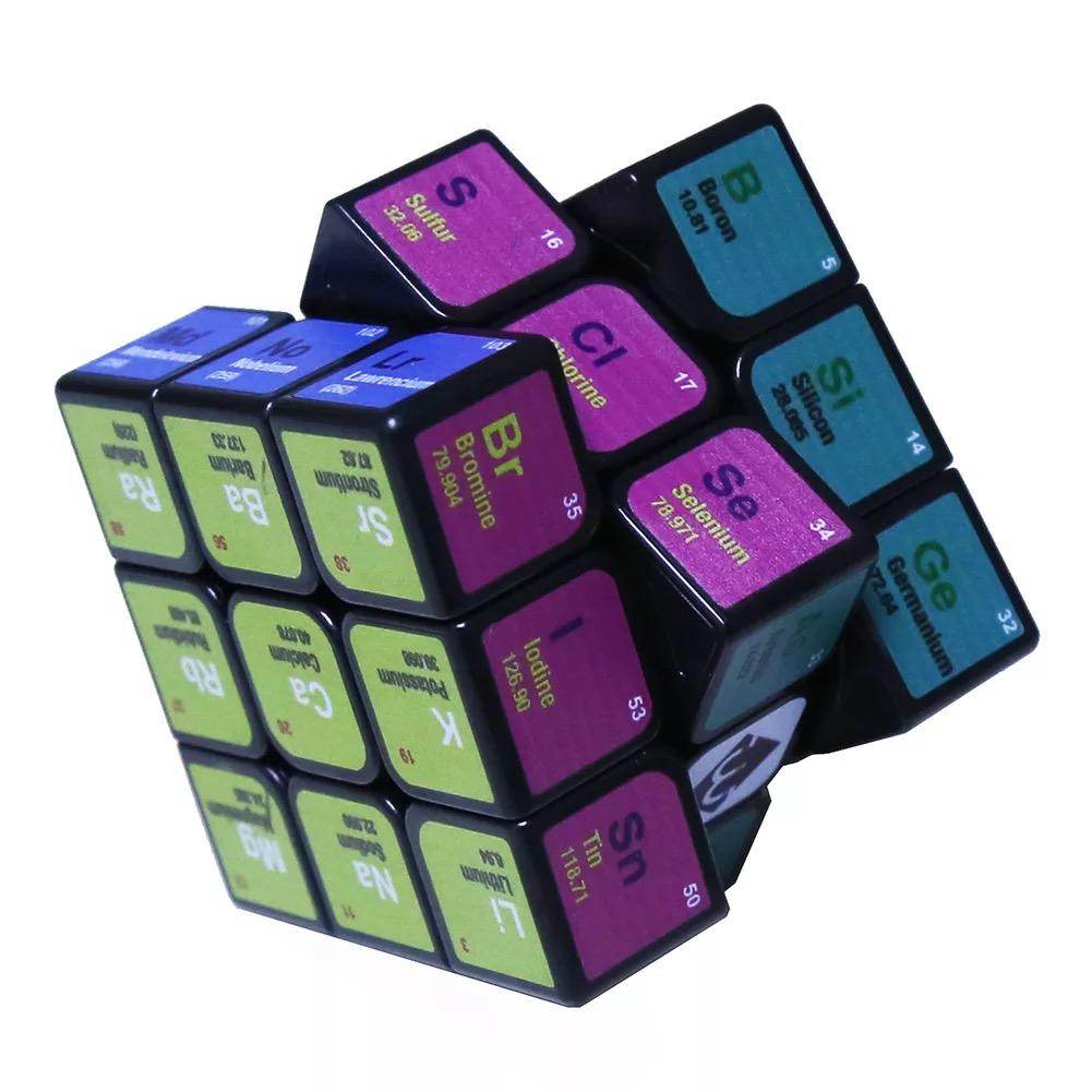 Rubik's Cube Periodic Table - Educational STEM Toy for Kids & Adults - Perfect for Learning Chemistry & Problem Solving at Home or School