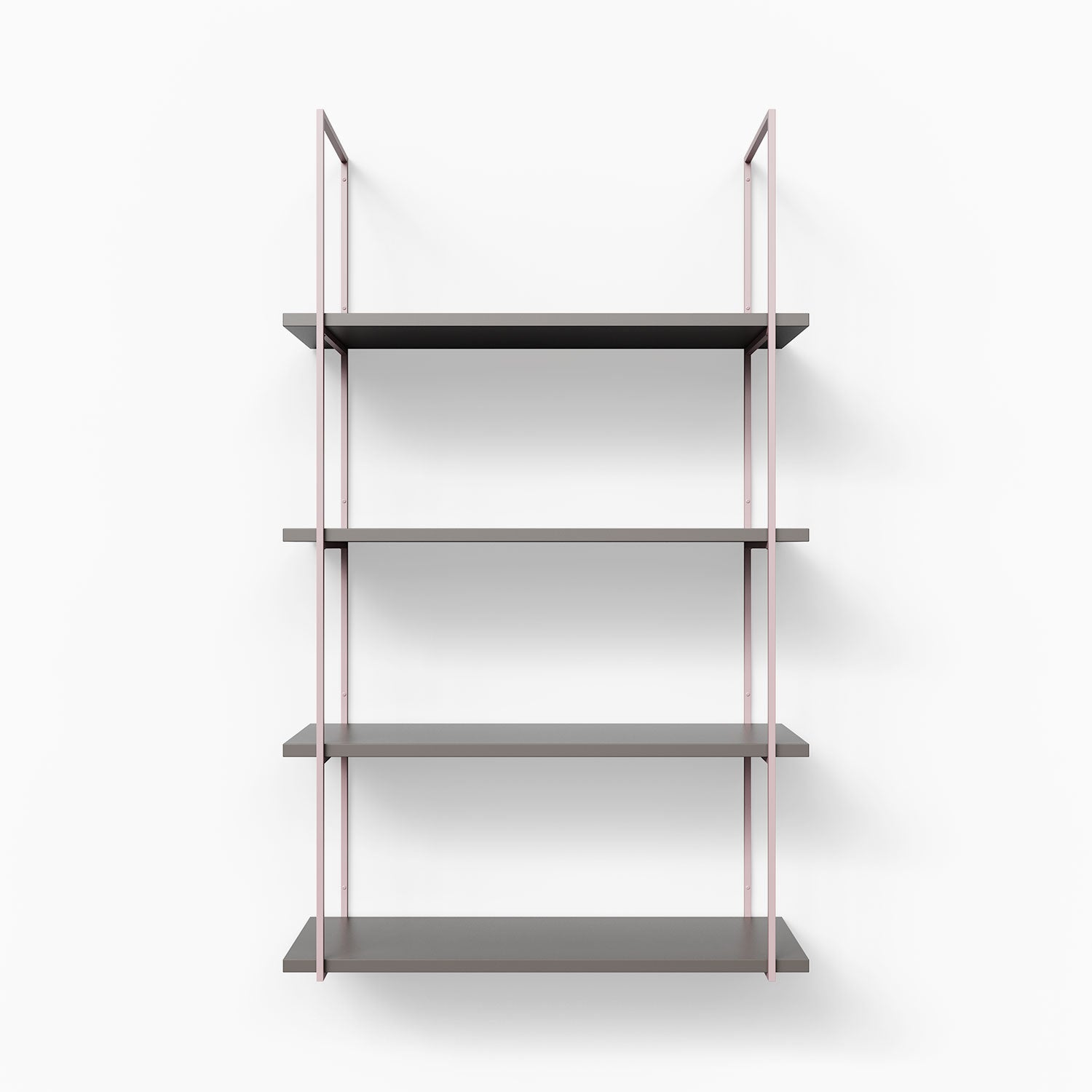 Lloyd Arsenic 4 Tiered Shelf - Rustic Wooden Bookshelf for Living Room, Bedroom, Office - Perfect for Organizing Books, Plants, and Decor