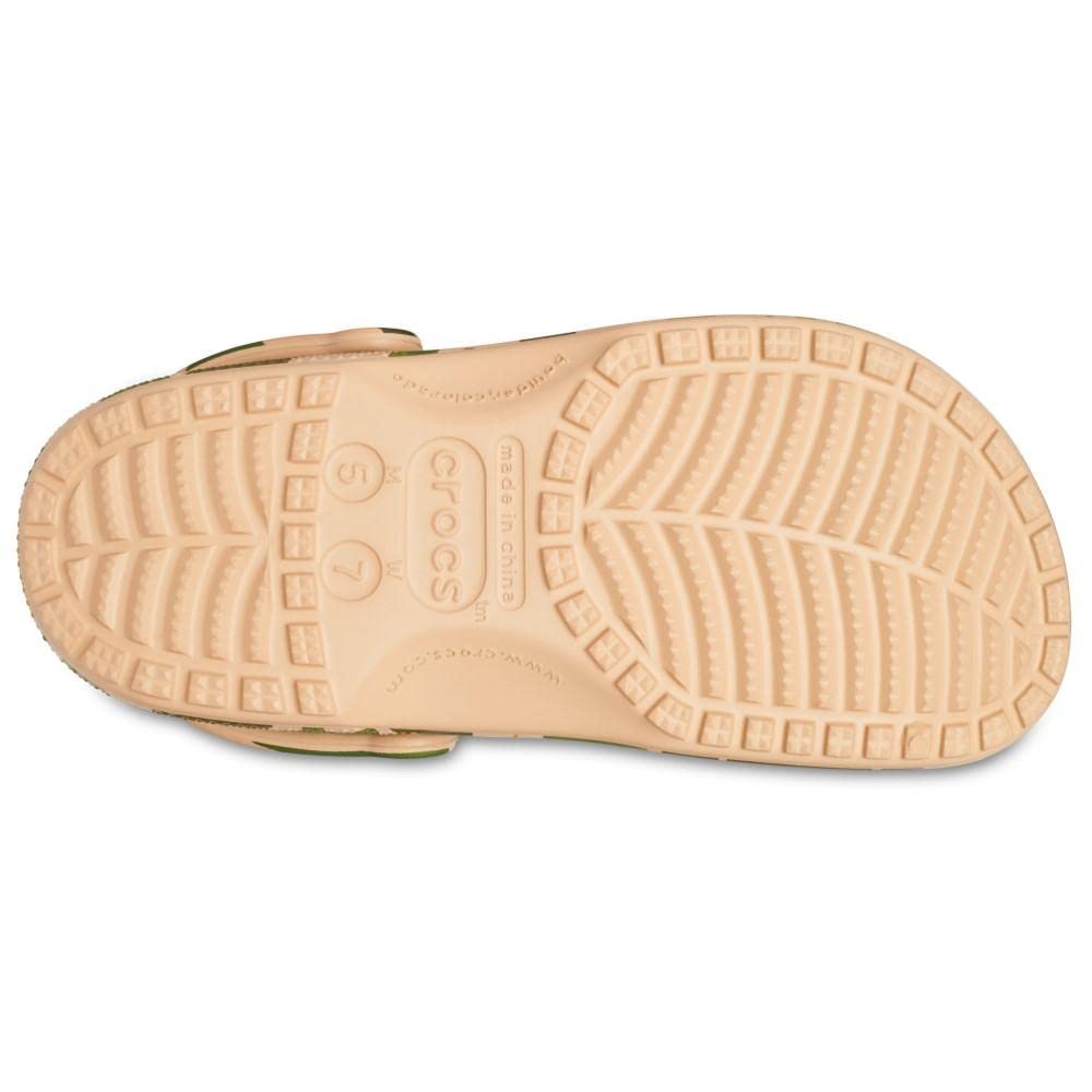 Crocs Unisex-Adult Classic Camo Print Clogs - Comfortable Slip-On Shoes for Men & Women - Perfect for Casual Wear, Gardening & Outdoor Activities