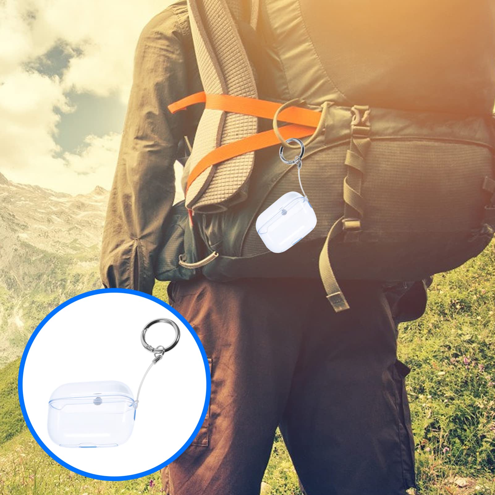 Uonlytech 5-Pack Premium Earphone Case - Durable Headset & Earbud Protector with Fashion Design - Stylish Storage Box for AirPods, Wireless Earbuds & Headphones (Perfect for Travel, Gym & Daily Use)