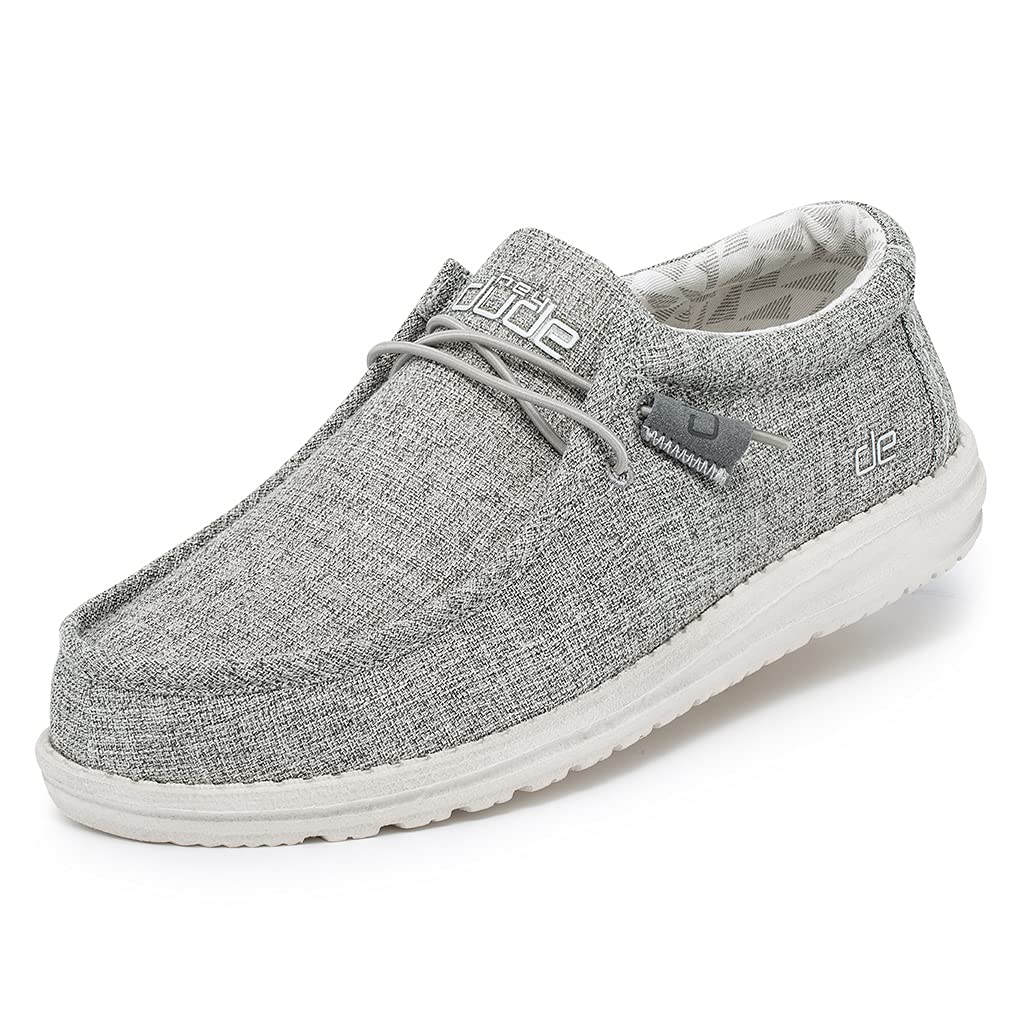 Hey Dude Men's Wally Loafer - Comfortable Casual Shoes for Men in Multiple Colors | Breathable Slip-On Loafers | Perfect for Work, Travel & Everyday Wear