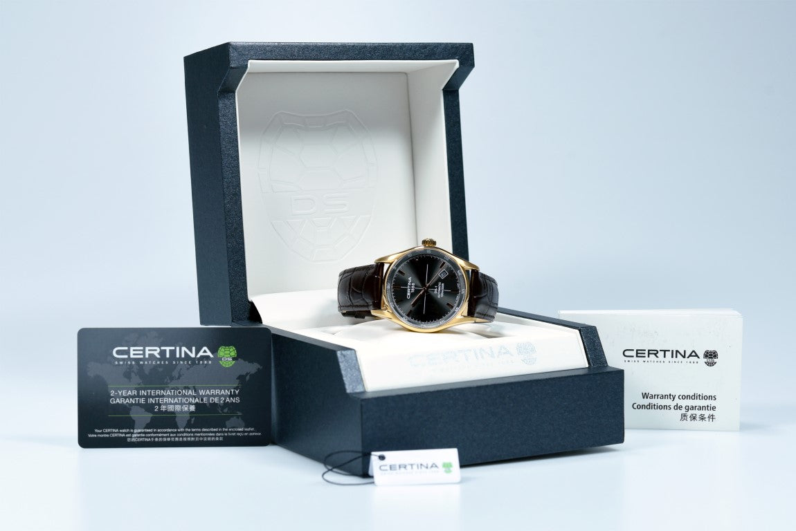 Certina DS 1 Automatic Men's Watch C006.407.36.081.00 - Swiss Made, Sapphire Crystal, 80-Hour Power Reserve (Pre-Owned) | Luxury Dress Watch for Business & Formal Occasions