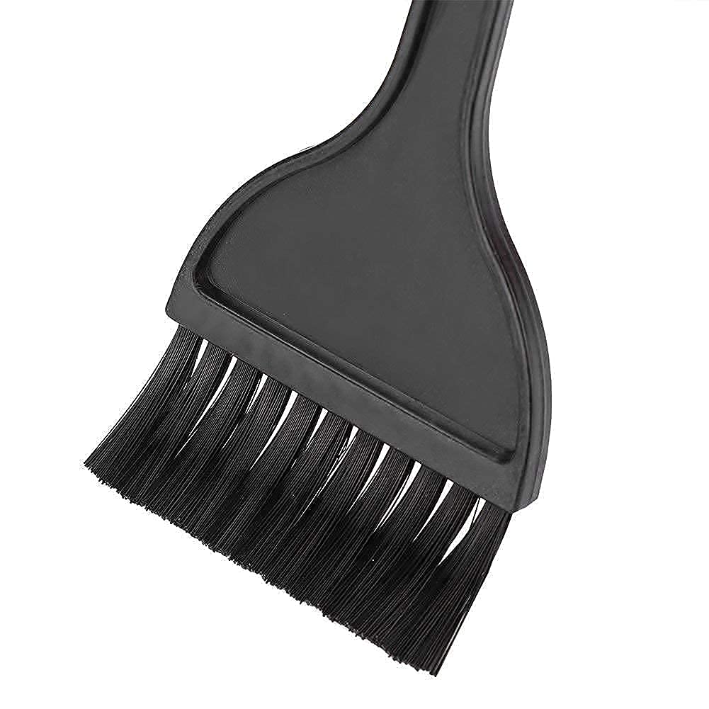 HARU MALL Professional Hair Dye Brush & Mixing Bowl Kit - Black (1 Bowl + 1 Brush) for Salon-Quality At-Home Hair Coloring, Highlights & Root Touch-Ups