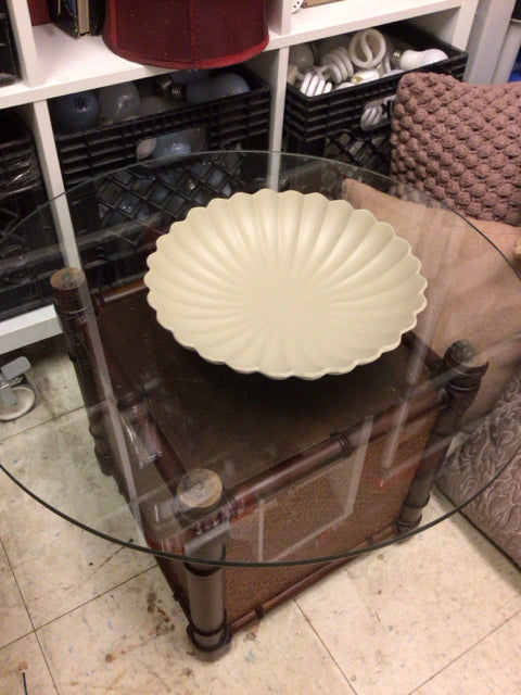 Bo Concepts Parasol Basin Small Bowl - Modern Ceramic Fruit Bowl for Kitchen & Dining Table - Perfect for Serving Snacks, Fruits, and Nuts at Parties or Daily Use