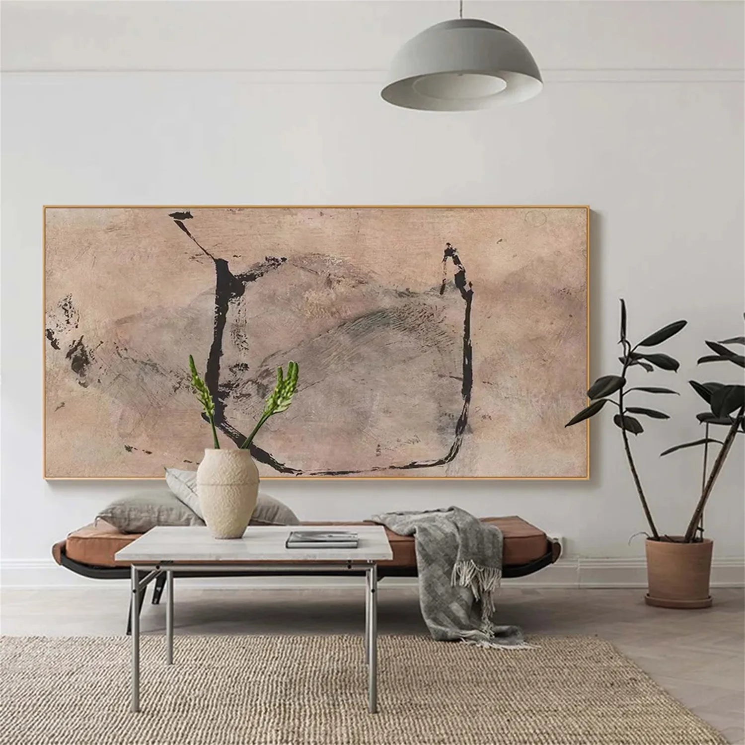 Abstract Painting #AB 156 - Modern Wall Art for Living Room, Bedroom & Office Decor | Large Canvas Artwork for Home & Commercial Spaces