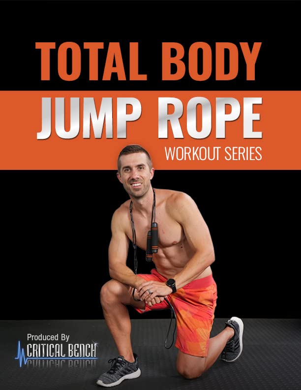 CRITICAL BENCH Total Body Jump Rope Workout Series DVD - Home Fitness Training for Weight Loss & Cardio Exercise | Perfect for Indoor Workouts, Gym Training & Home Exercise Routines