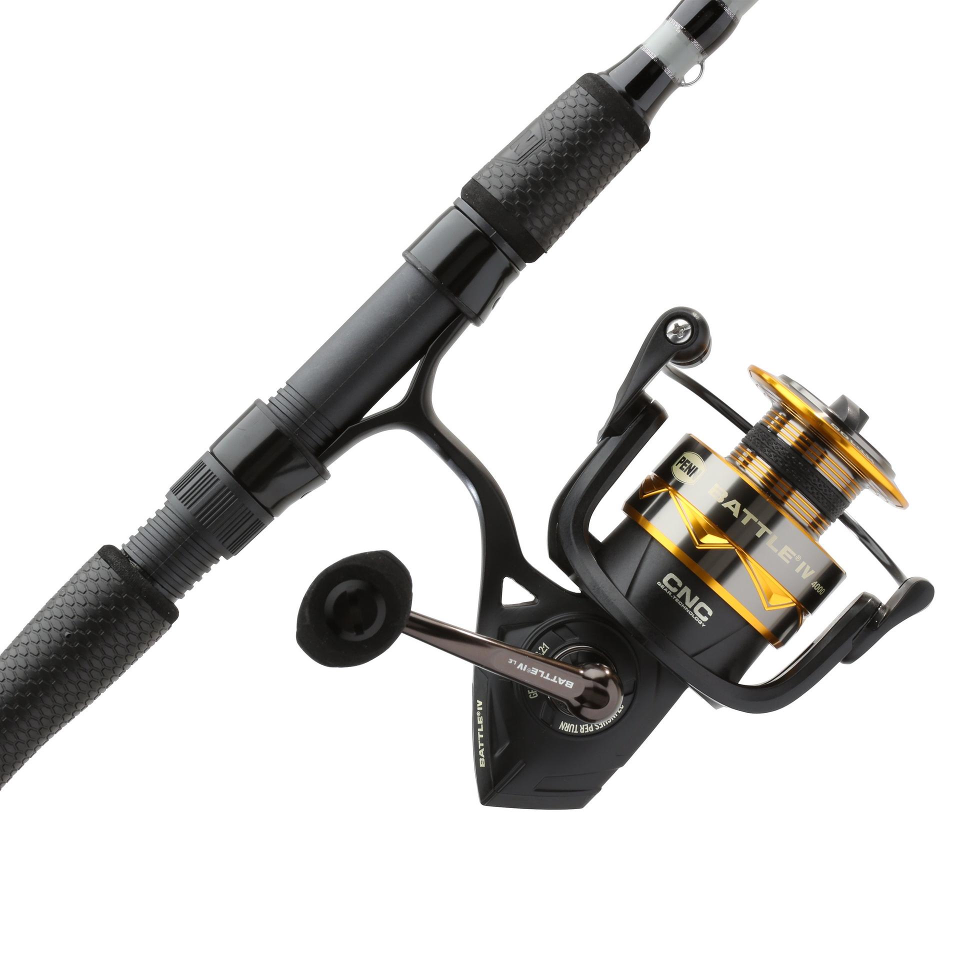 Battle® IV LE Spinning Rod and Reel Combo - Premium Fishing Gear for Freshwater & Saltwater Anglers | Perfect for Bass, Trout, and Offshore Fishing Adventures