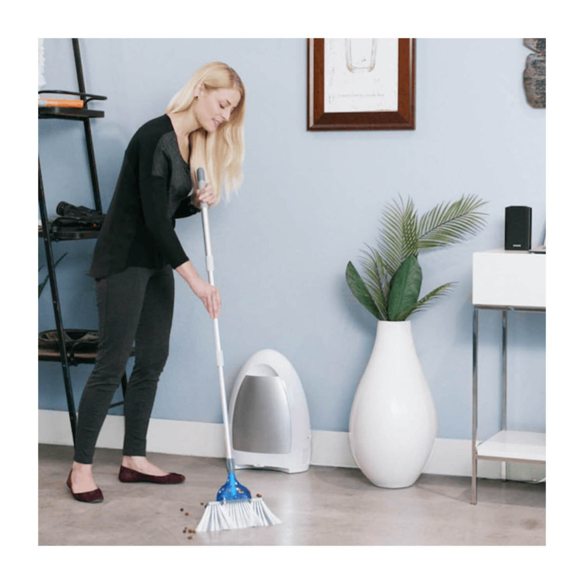 EyeVac Home Automatic Cordless Handheld Vacuum Cleaner - Matte Black - Perfect for Pet Hair, Dust, and Small Debris on Floors, Furniture, and Cars