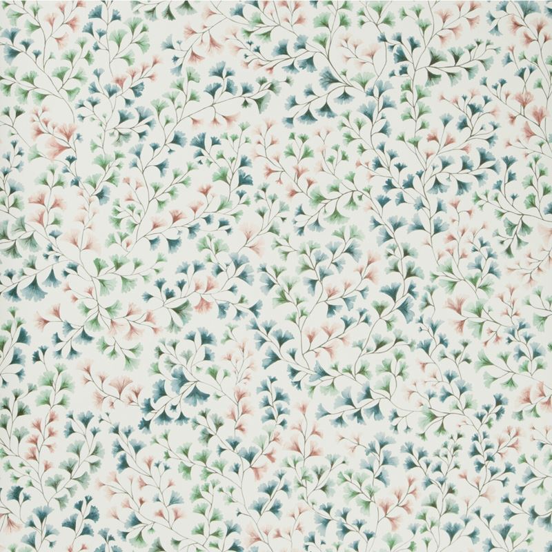 Cole & Son Wallpaper - Maidenhair Petrol Blush M Print 115/6017 - Premium Floral Wallpaper for Living Room, Bedroom & Home Decor