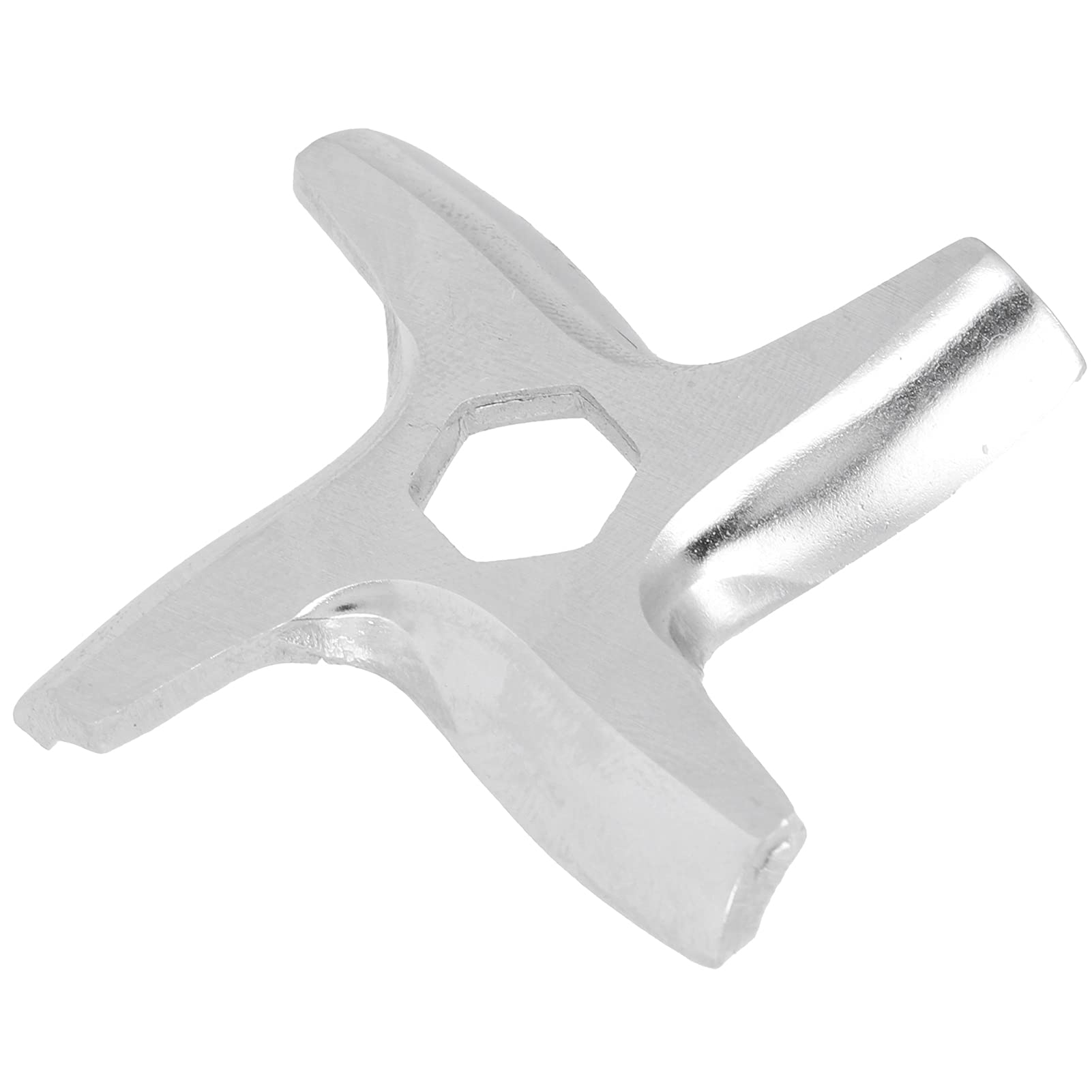 Raguso Meat Grinder Blade - Premium Cross-Shaped Grinding Plate Disc for Electric Meat Grinders | Durable Food Chopper Accessory Replacement Part | Perfect for Home Kitchens, Butcher Shops & Commercial Food Processing