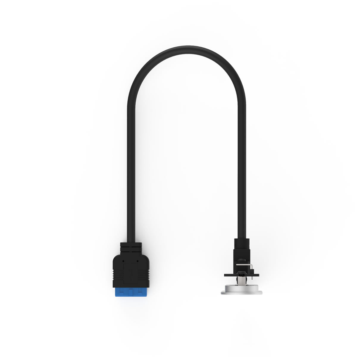 Front I/O Type A USB 3.0 Module - Black ST DX2 FIOA 400B for PC Case & Desktop Computer Expansion