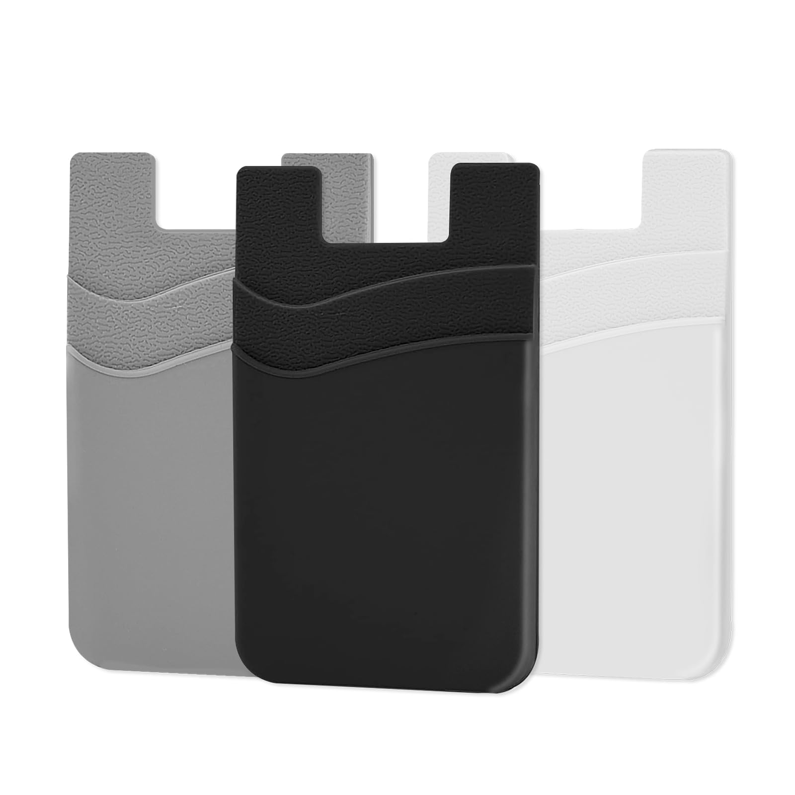 CISID Stick-On Phone Wallet - Slim RFID Blocking Credit Card Holder for iPhone, Samsung & All Smartphones - Perfect for Travel, Shopping & Everyday Use
